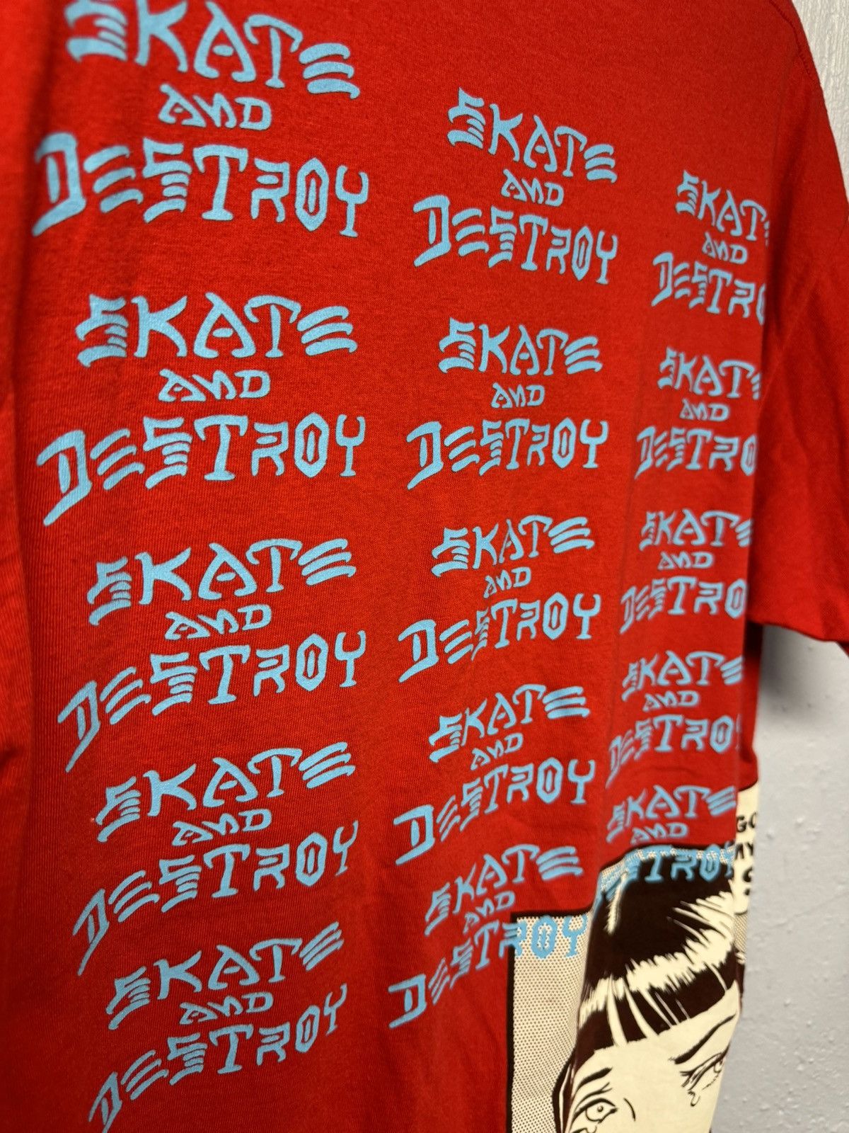 Supreme × Thrasher Supreme Thrasher Boyfriend Tee Red Large Size US L / EU 52-54 / 3 - 14 Thumbnail