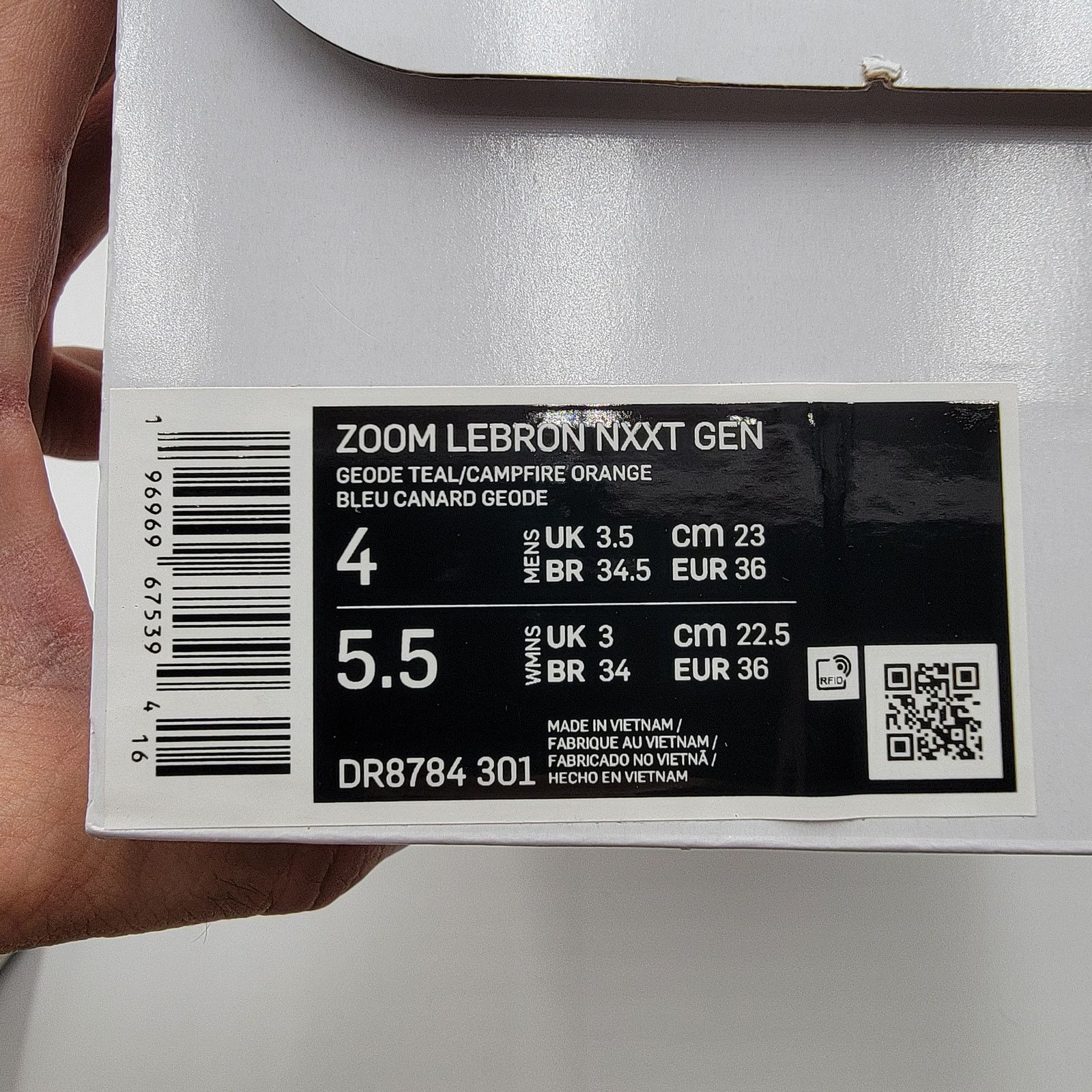 Nike Nike Zoom LeBron NXXT Gen 'Geode Teal' Sz 4M DR8784-301 Size US 5.5 / IT 35.5 - 10 Thumbnail