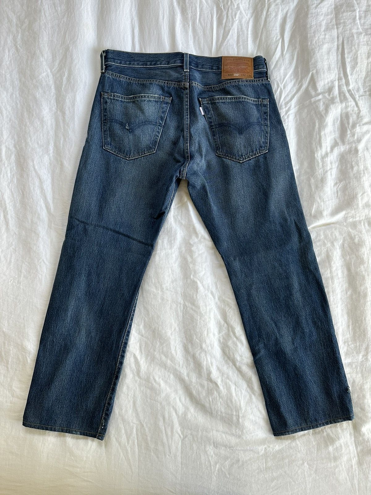 Levi's 150th anniversary 501 washed denim Size US 32 / EU 48 - 2 Thumbnail