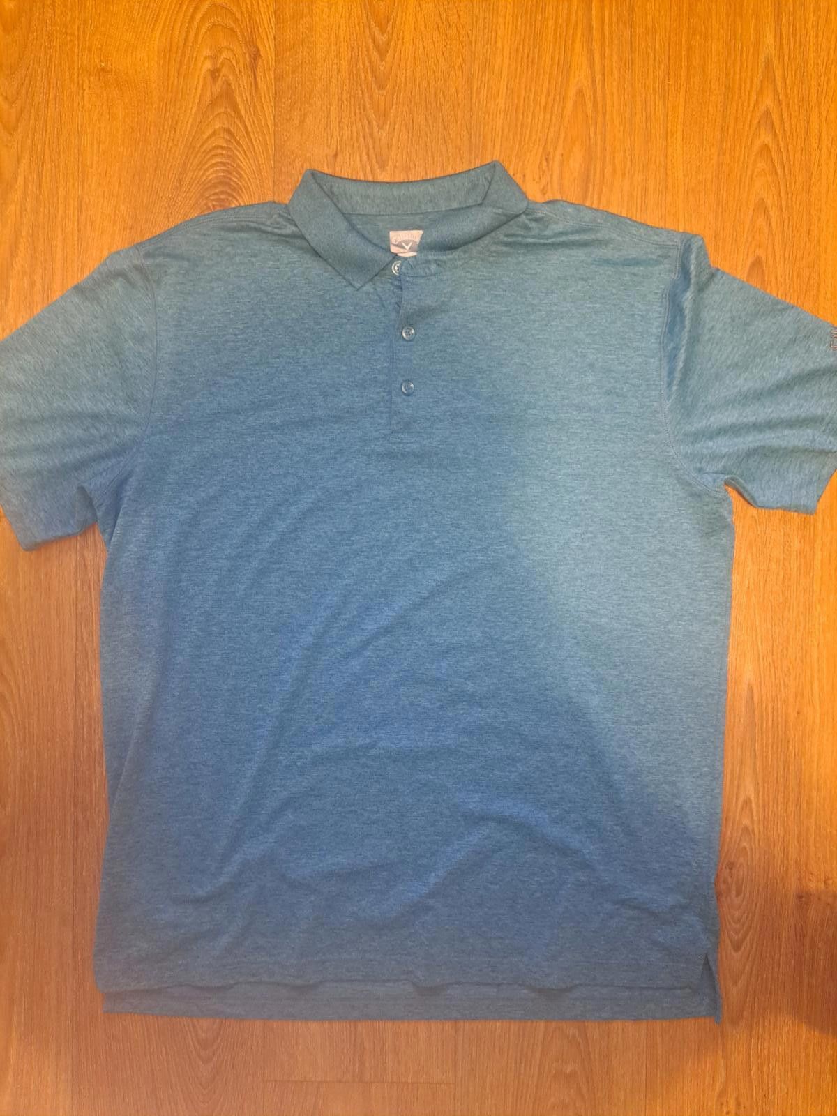 Callaway Callaway Golf Polo Shirt Mens XL Green Textured Look Size US XL / EU 56 / 4 - 1 Thumbnail