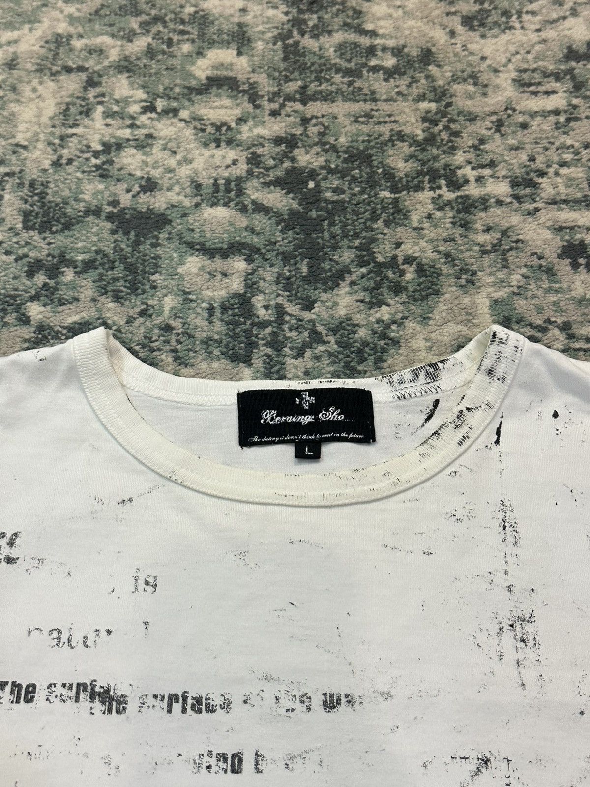 Seditionaries Vintage Bernings Sho Poem Studded/Ring T-Shirt Size US M / EU 48-50 / 2 - 9 Thumbnail