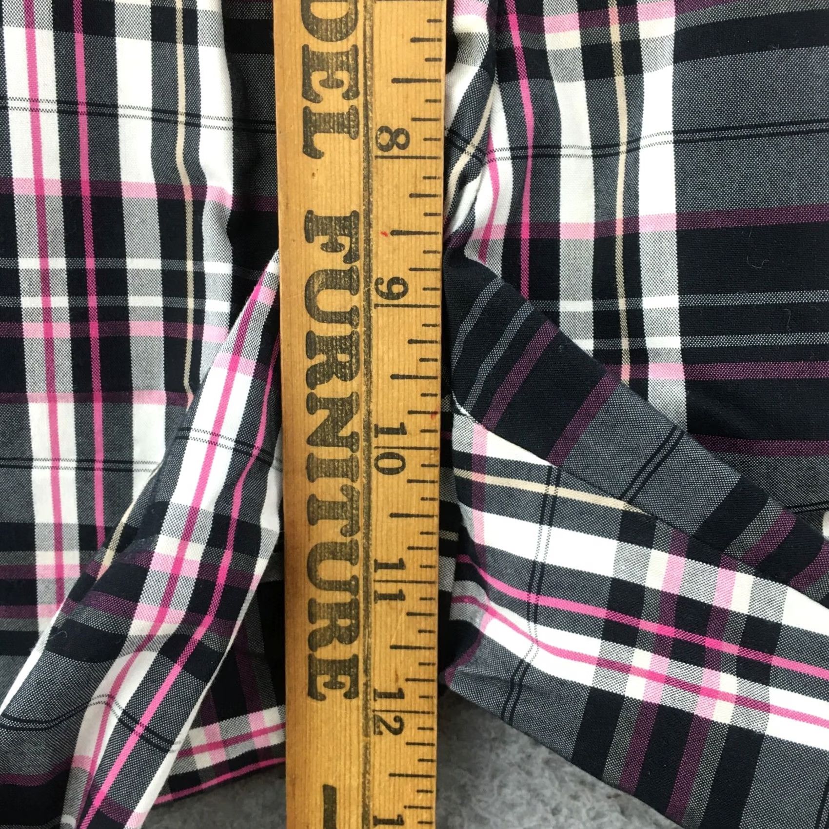 Anne Klein Anne Klein Sport Plaid Shorts Womens 6 Multicolor Cotton Blend Zip Fly Size 28" / US 6 / IT 42 - 6 Thumbnail