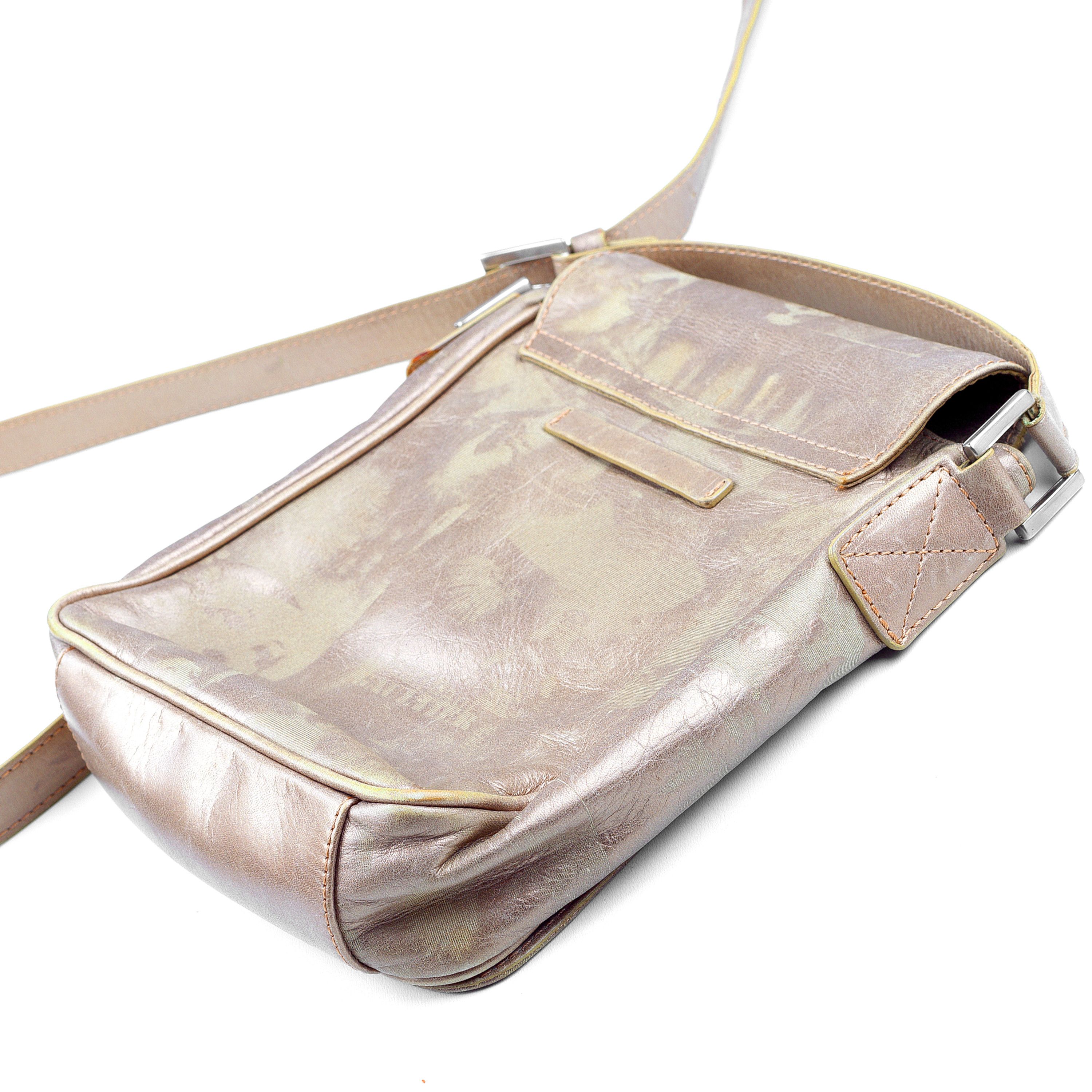 Gaultier Homme Objet × Jean Paul Gaultier Jean Paul Gaultier Vintage Faces Golden Crossbody Bag Size ONE SIZE - 7 Thumbnail