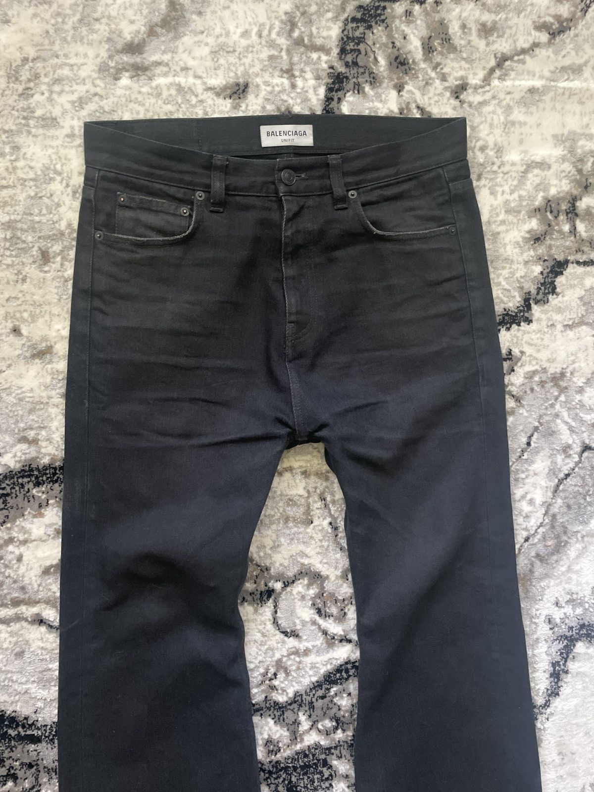 Balenciaga Balenciaga FW22 Lost Tape Black Denim Size US 30 / EU 46 - 2 Thumbnail