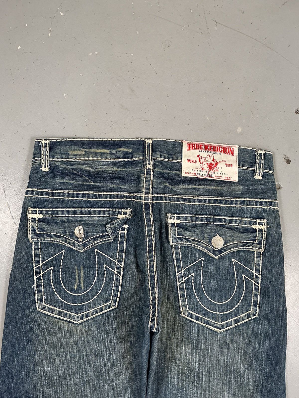 True Religion × Vintage Vintage true religion Billy super T denim jort Size US 40 / EU 56 - 5 Thumbnail