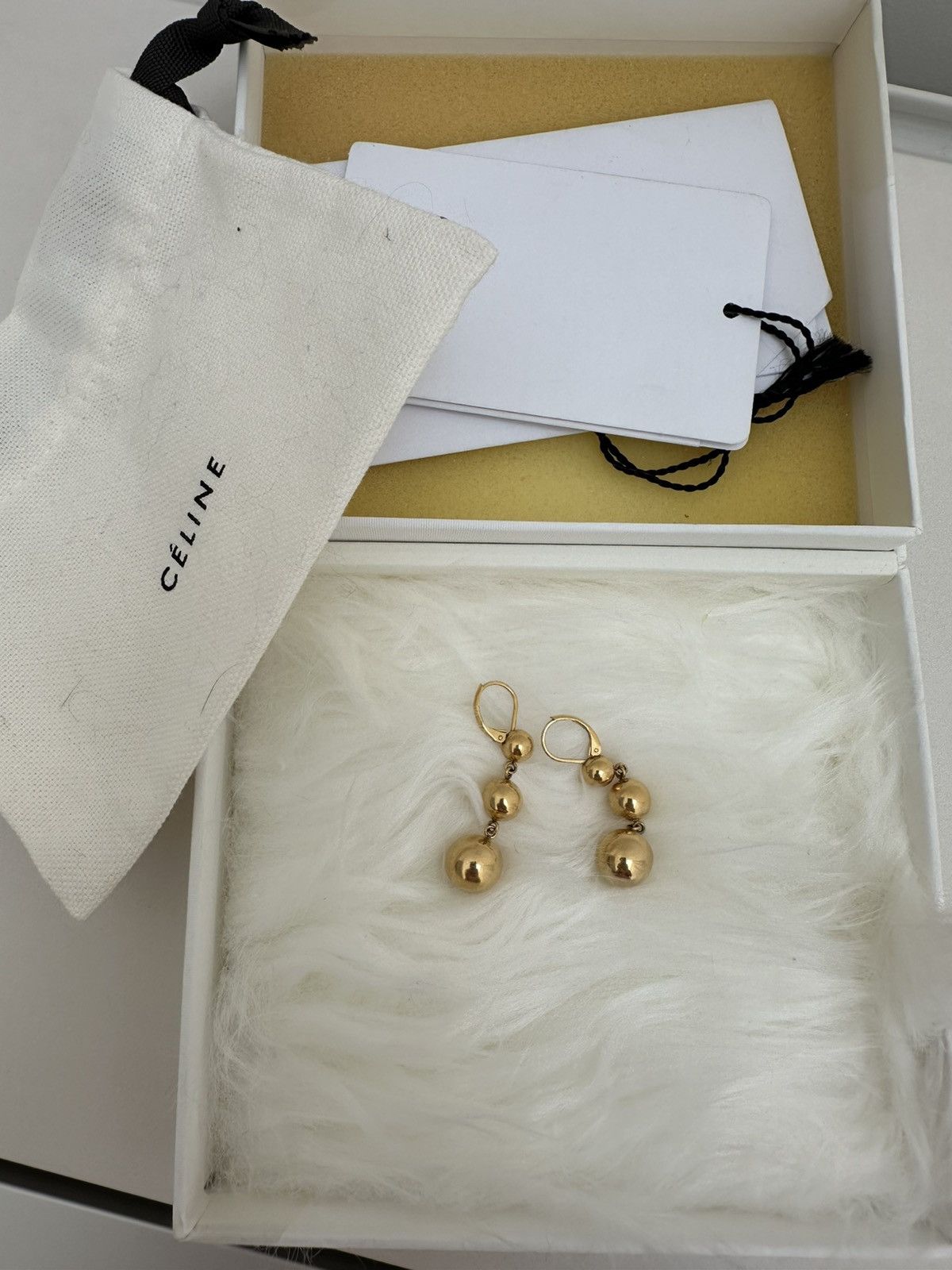 Celine Celine Phoebe Philo Dot Earrings Size ONE SIZE - 9 Thumbnail