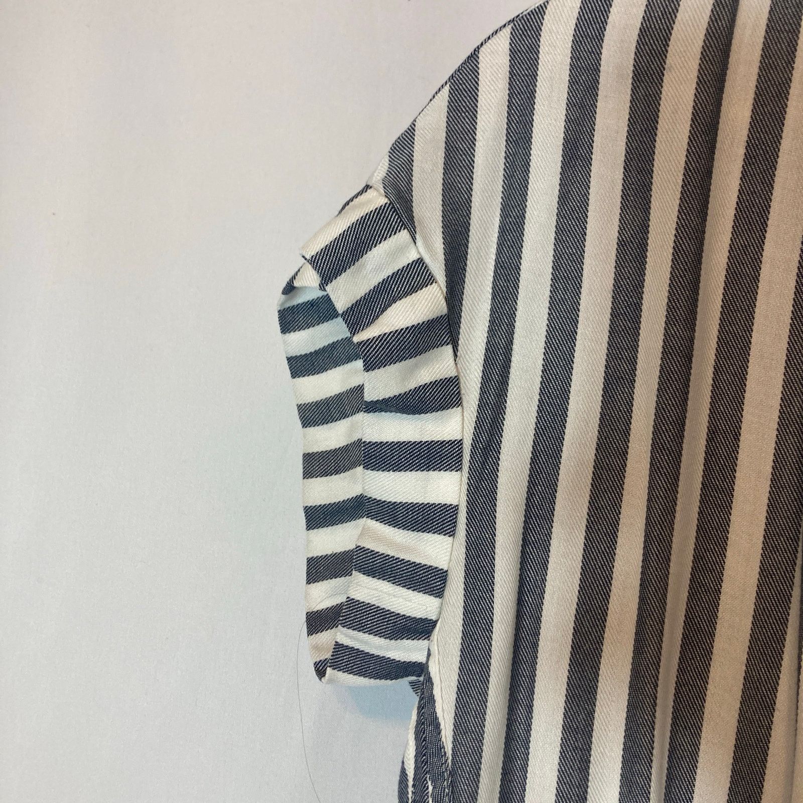 Madewell Madewell Blue White Striped Button Up Shirt Blouse Top Size XS / US 0-2 / IT 36-38 - 4 Thumbnail