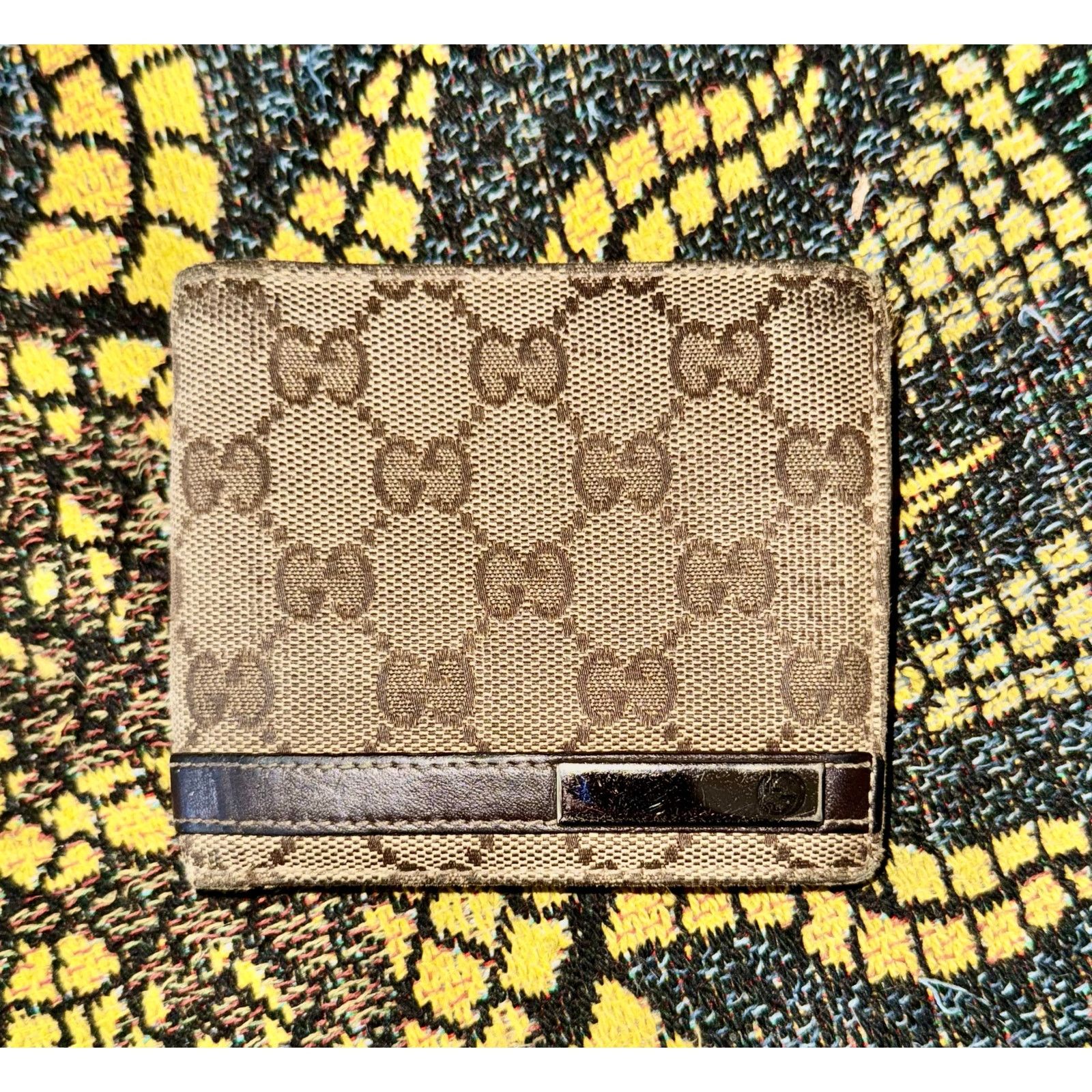 Gucci Vintage Gucci GG Canvas Bifold Wallet (Used - Fair) Size ONE SIZE - 1 Thumbnail