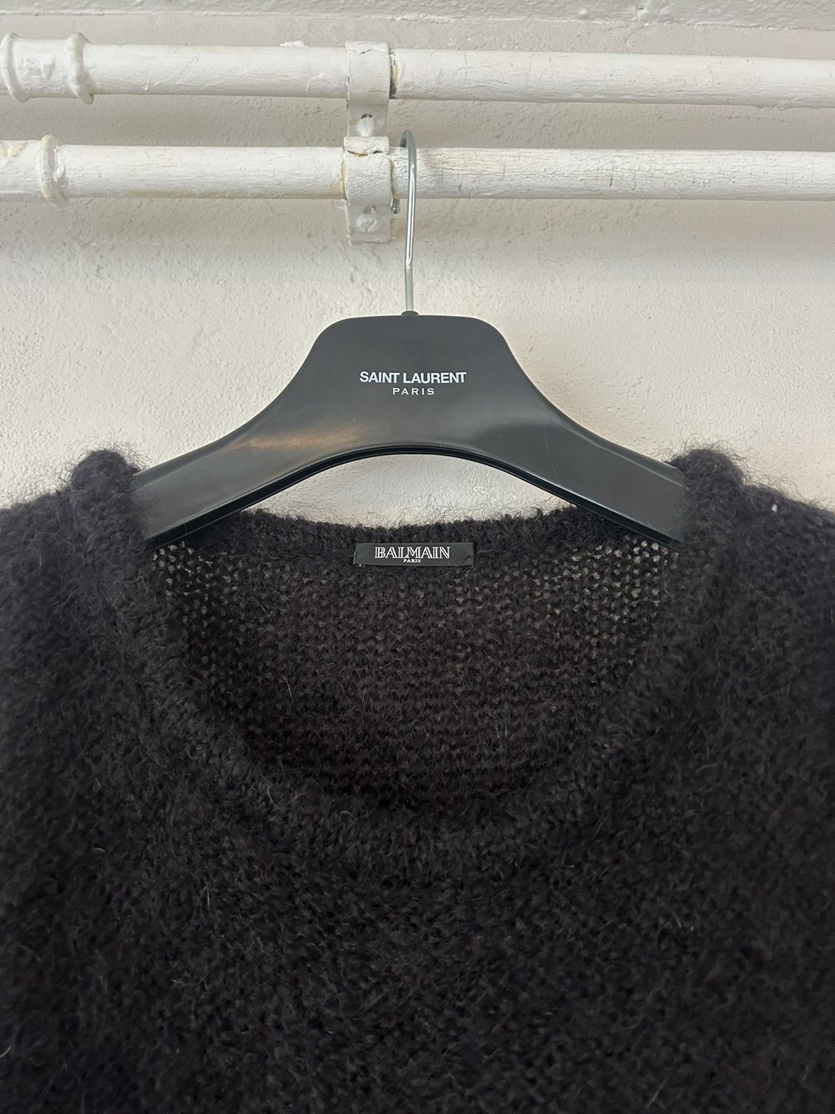 Balmain Mohair Sweater Size US L / EU 52-54 / 3 - 3 Thumbnail