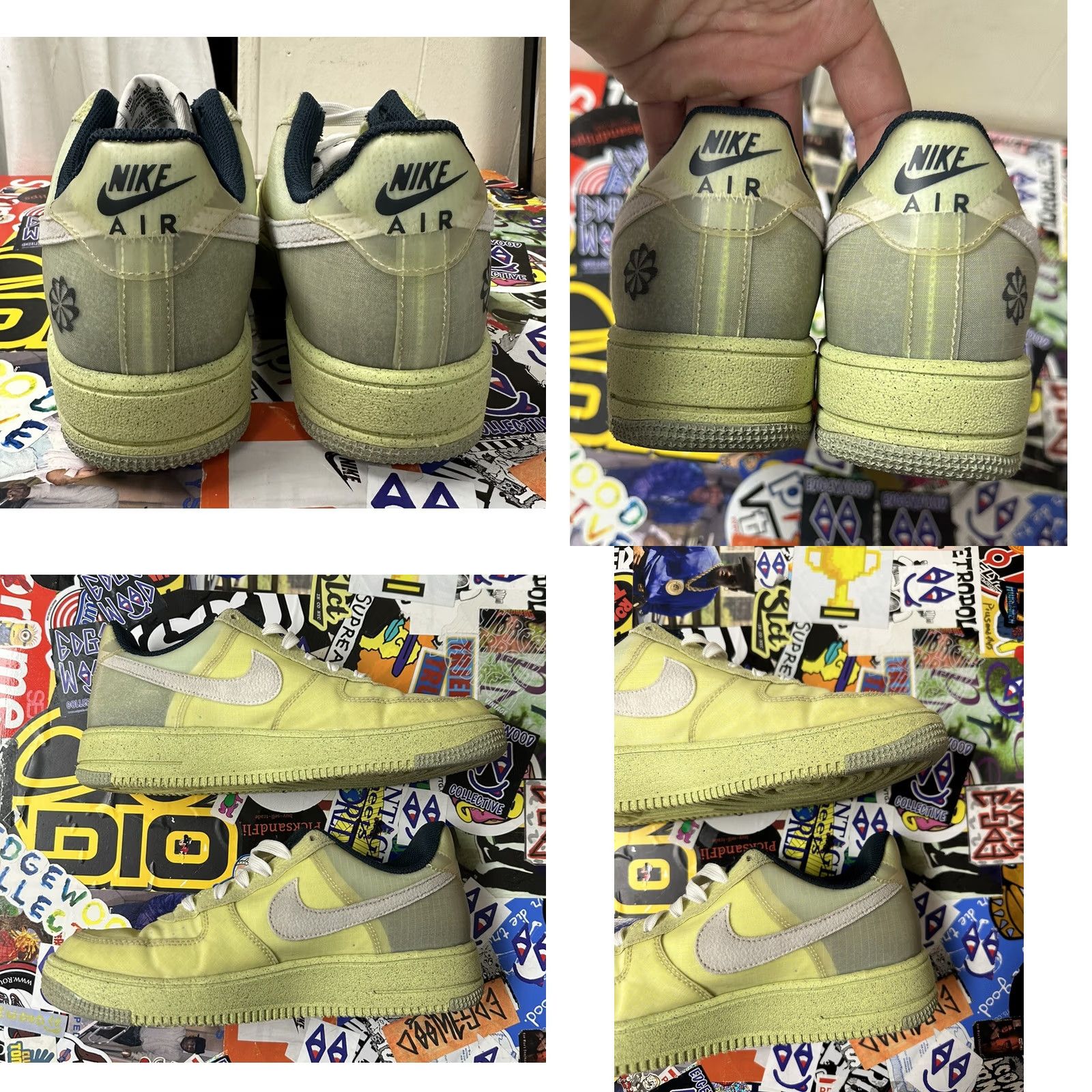 Nike Nike Air Force 1 One Low Crater GS Lemon Twist Yellow 6.5Y 8 Womens DH4339-700 Sneaker Size US 6 / IT 36 - 9 Thumbnail