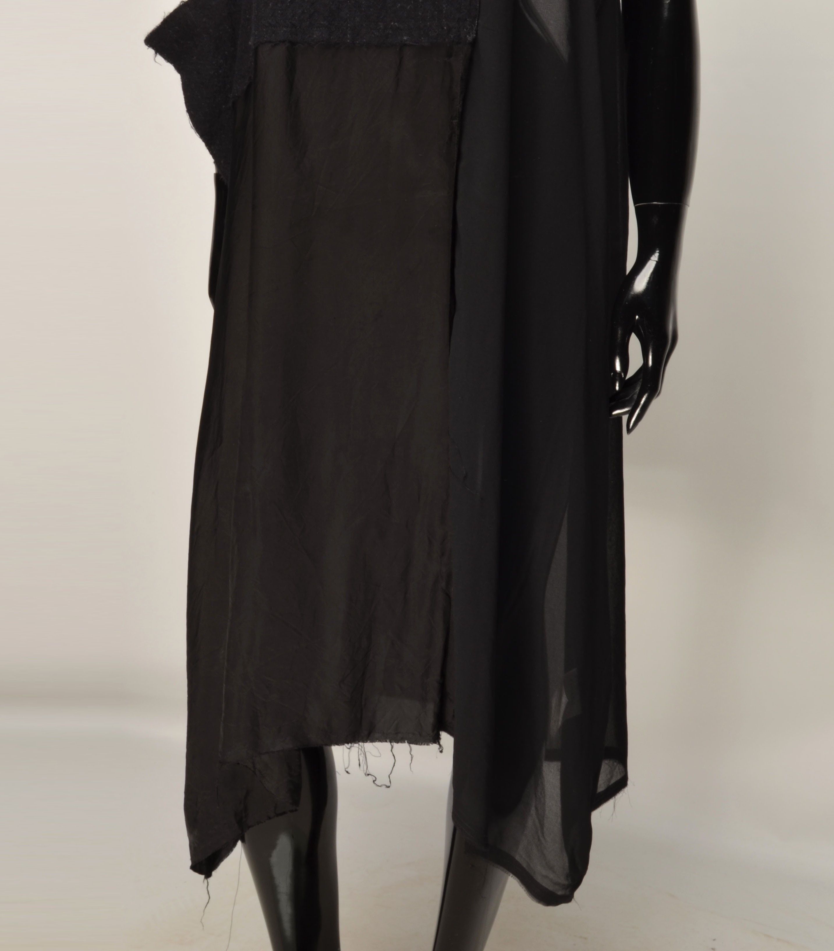 Rundholz Rundholz Avant Garde Asymmetric Raw Edge Deconstructed Dress Size ONE SIZE - 3 Thumbnail