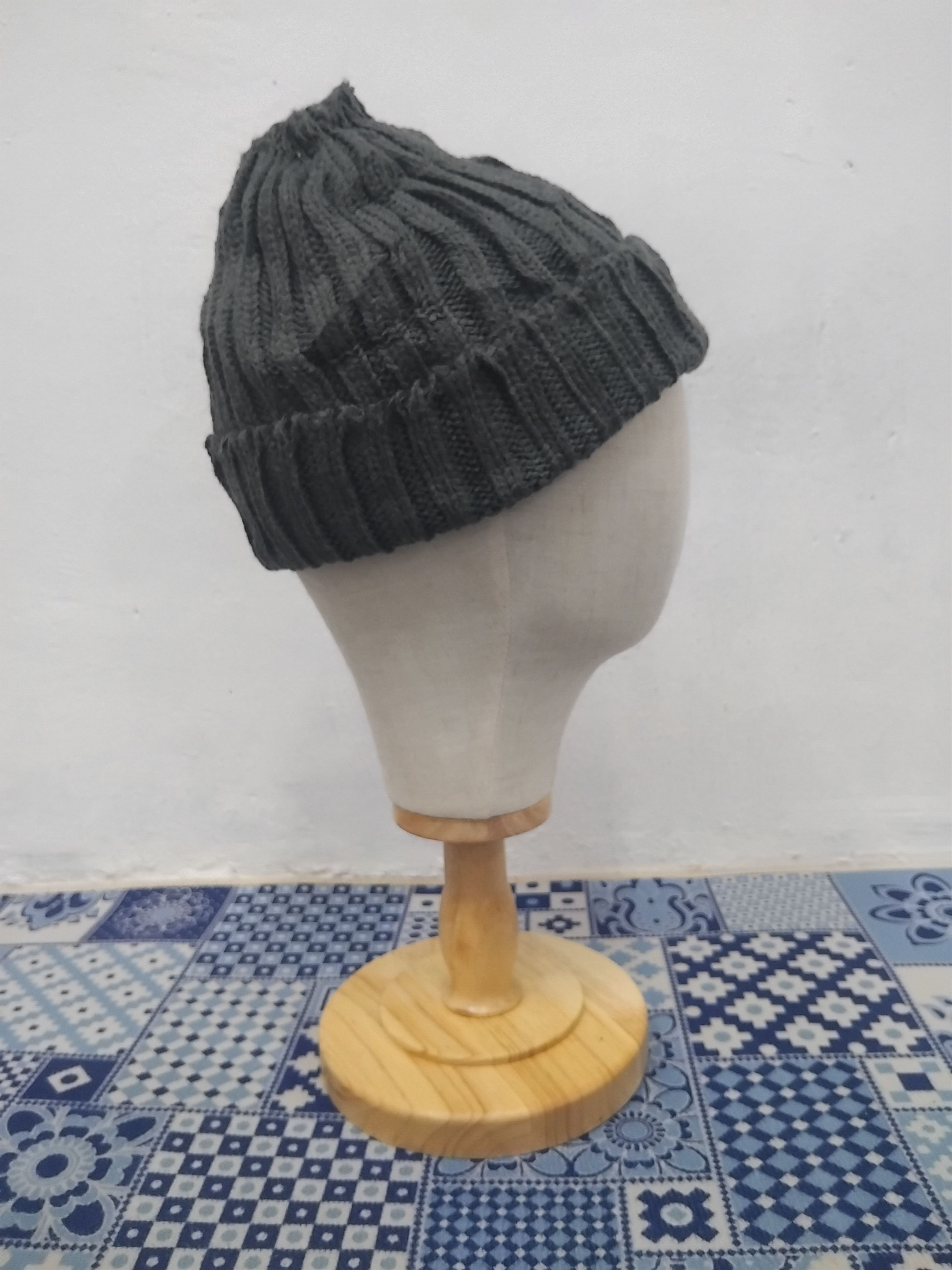 Japanese Brand Archives grey colour beanie Size ONE SIZE - 7 Thumbnail