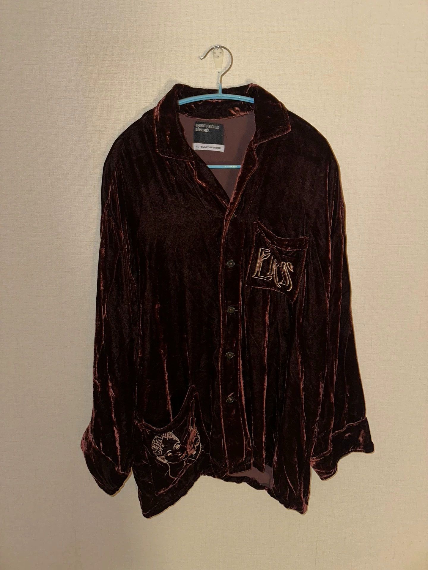 Enfants Riches Deprimes Enfants Riches Deprimes Red velvet shirt Size US L / EU 52-54 / 3 - 1 Thumbnail