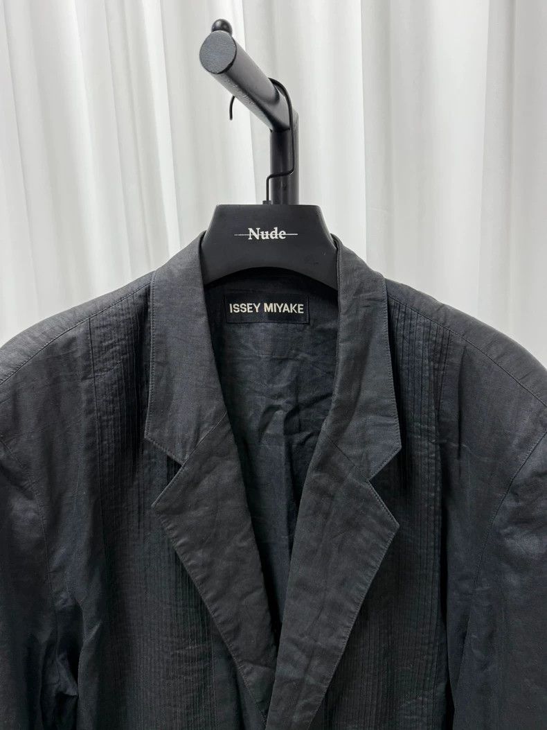 Issey Miyake Issey miyake size l Court pleated linen blazer Size 36R - 3 Thumbnail