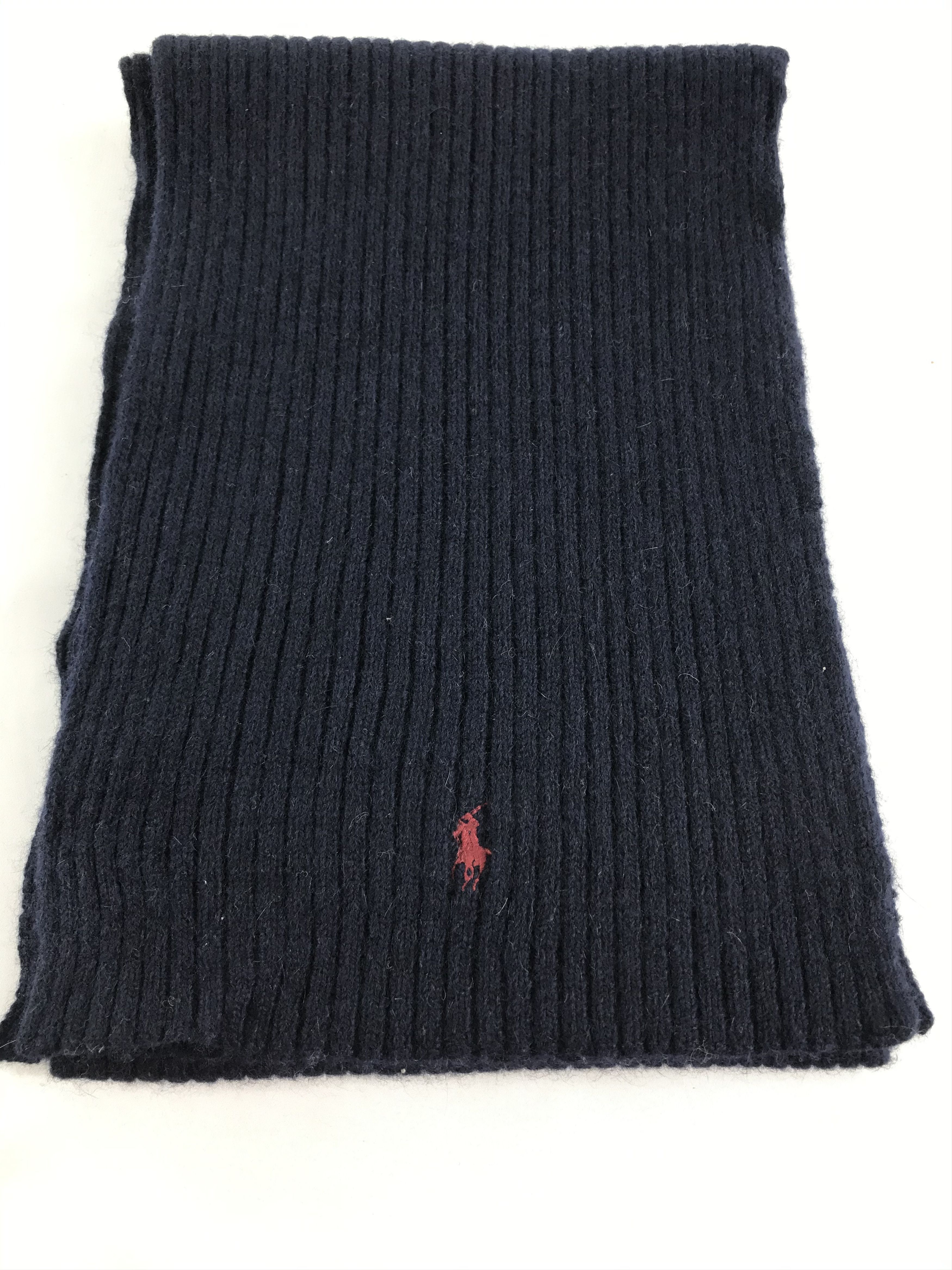 Polo Ralph Lauren Polo Ralph Lauren Pleated Wool Scarf Muffler V468 Size ONE SIZE - 2 Thumbnail