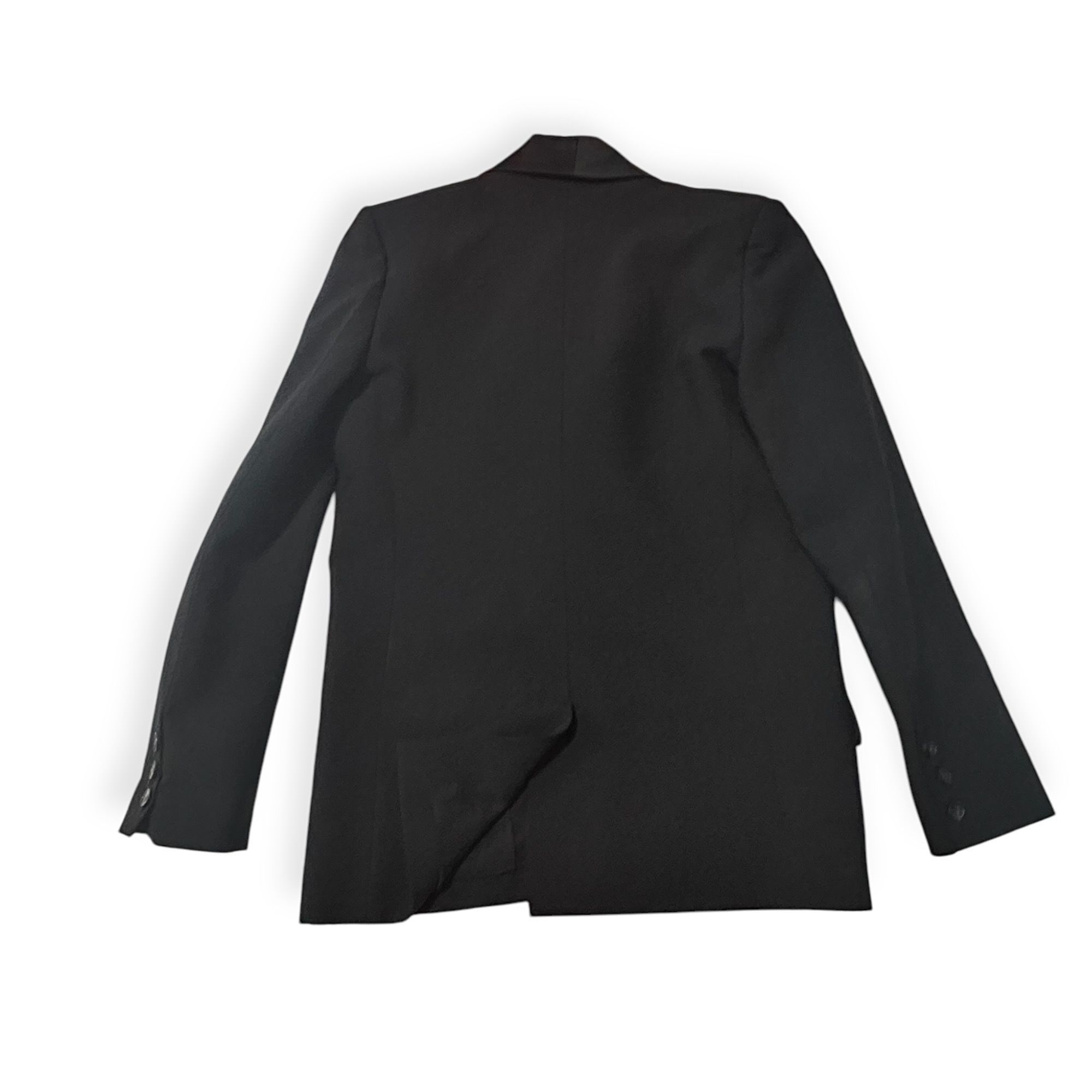 Iro Iro Alix Black Wool Blazer with pin stripe satin collar. 38E Size S / US 4 / IT 40 - 6 Thumbnail