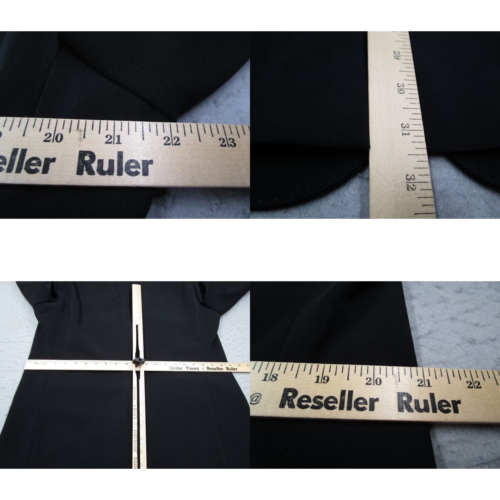 Vintage Haupt Germany Blazer Mens 2 Button Jacket Black Polyester Blend Notch Lapel Regular Single-Breasted 42/XL Size 42R - 8 Thumbnail