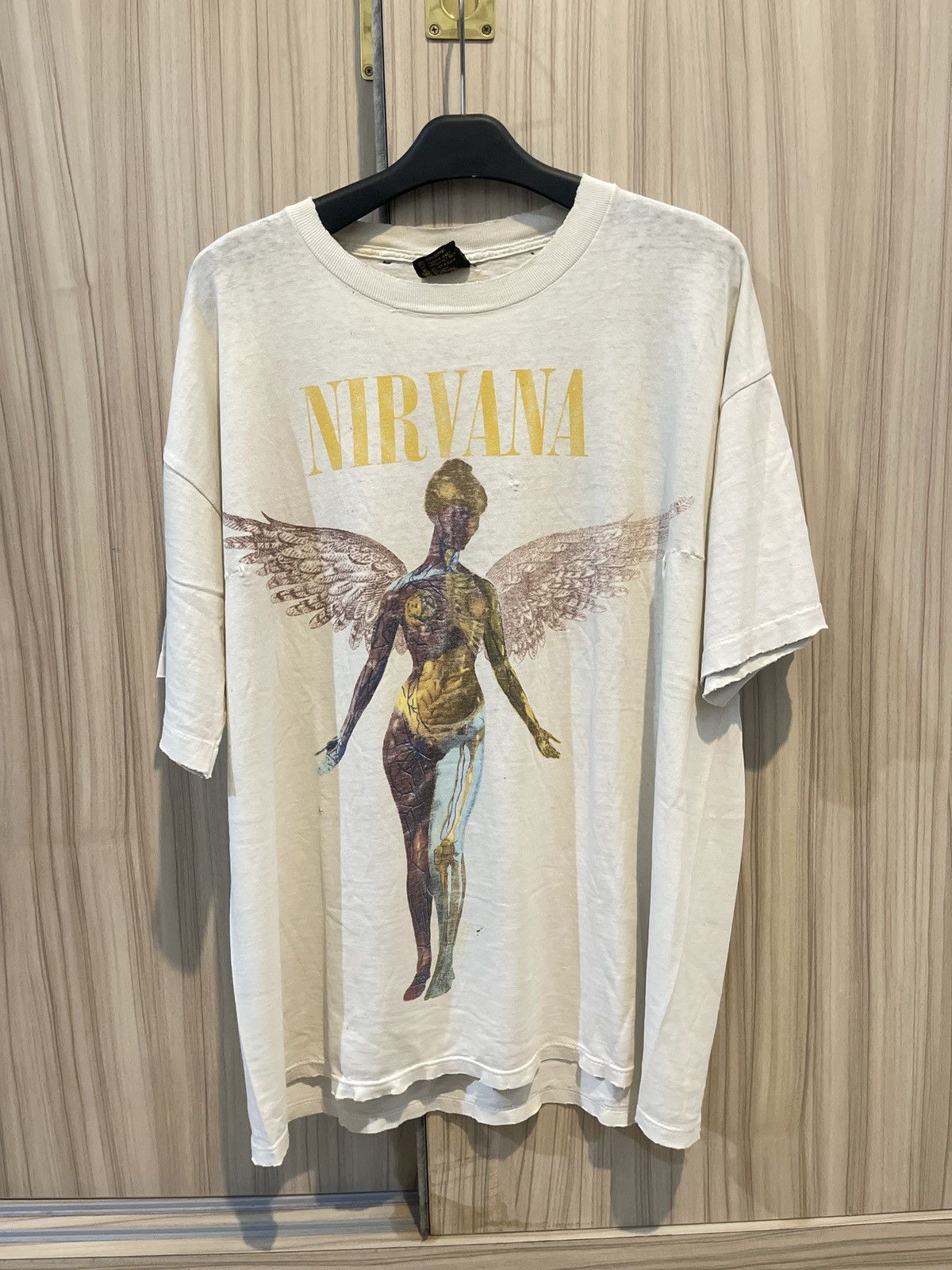 Vintage Vintage 1993 nirvana in utero proto t shirt | Grailed