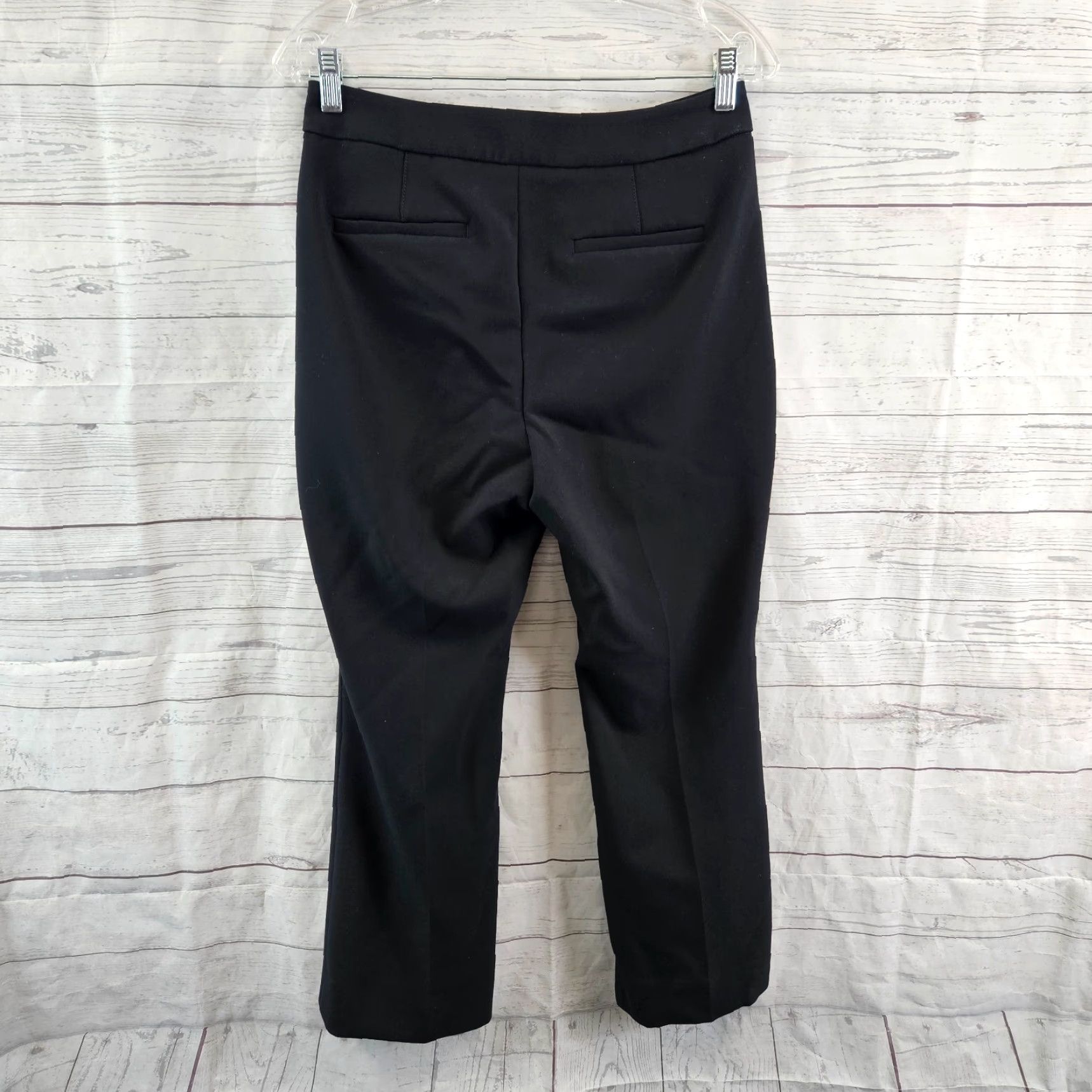 Banana Republic VINTAGE? No — Banana Republic Womens Cropped Pants Sz 2 Black Button Fly Mid Rise - Banana Republic - Pants - Women - Crop - Black - Size 2 Size 26" / US 2 / IT 38 - 3 Thumbnail