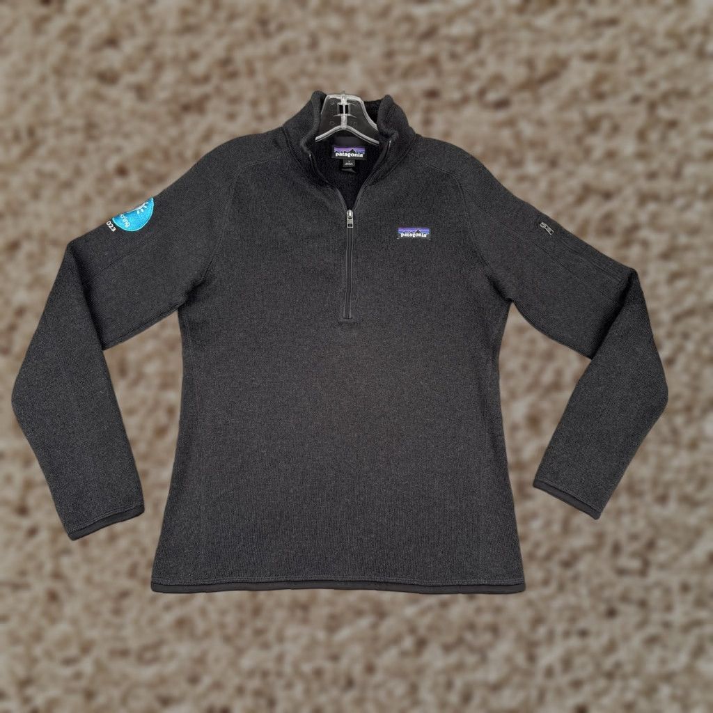 Patagonia Patagonia Sweater Womens Small Black 1/4 Zip Better Sweater Pullover FA21 25618 Size S / US 4 / IT 40 - 1 Thumbnail