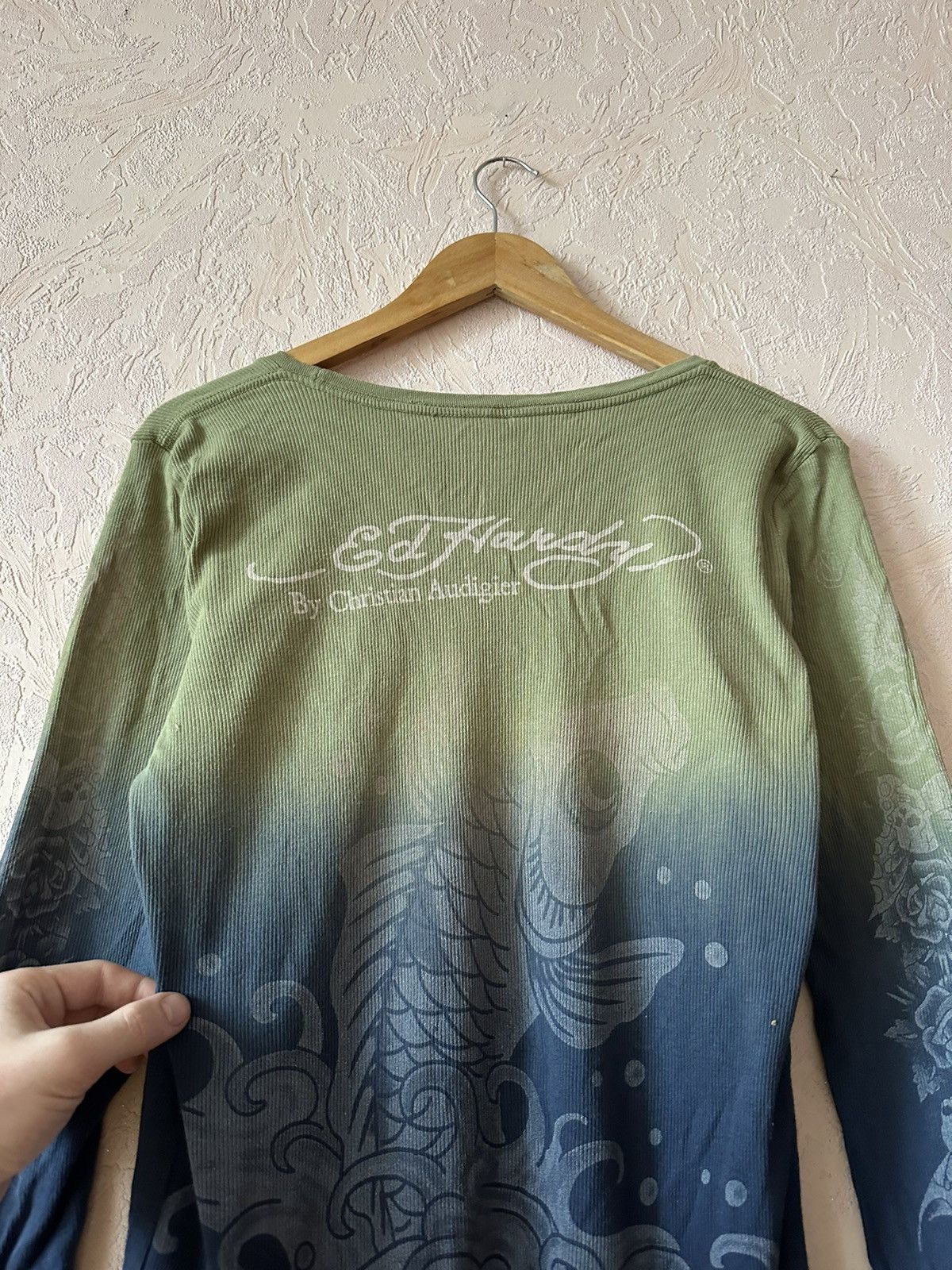 Ed Hardy Ed Hardy y2k USA Long Sleeve T Shirt Size L / US 10 / IT 46 - 7 Thumbnail