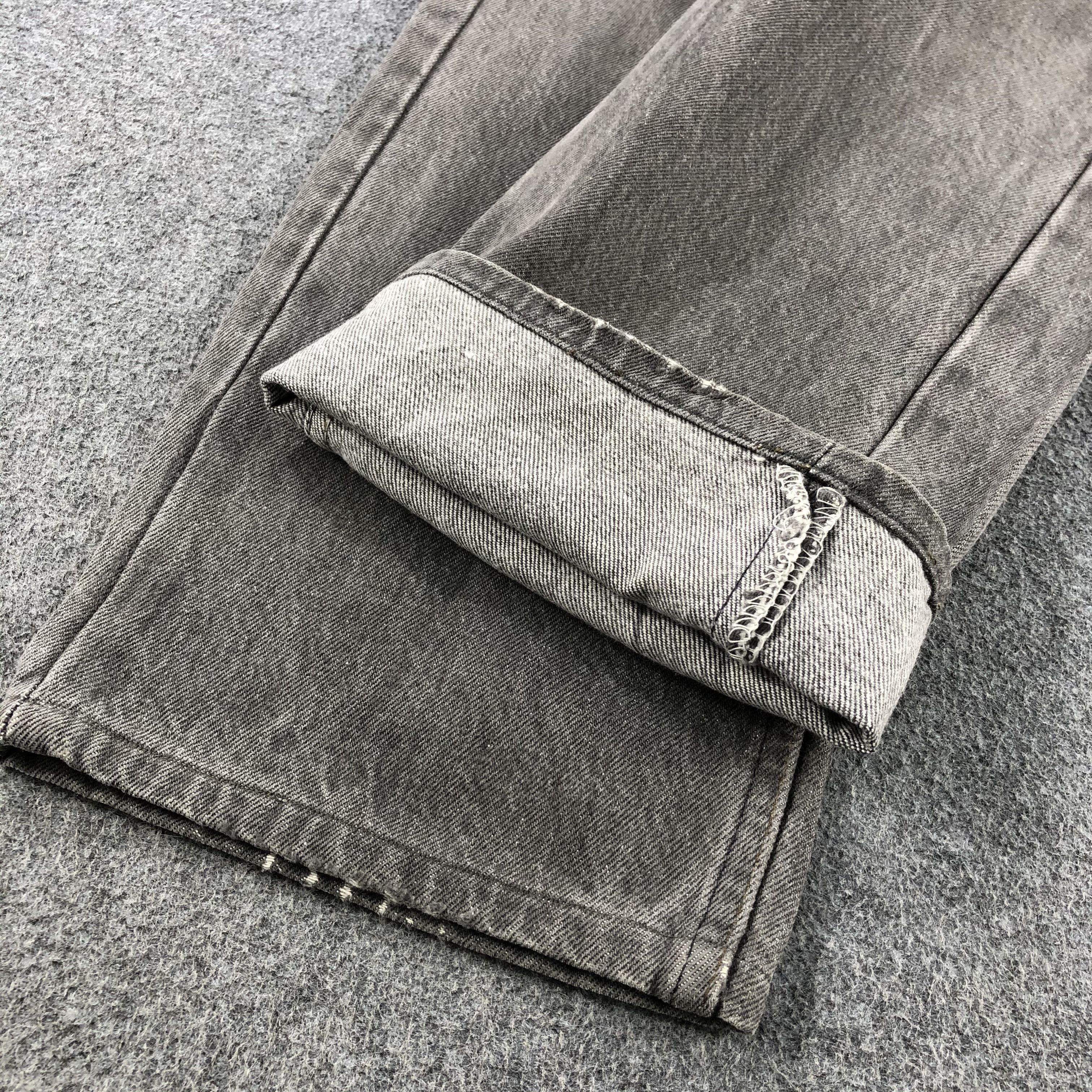 Levi's Vintage 90s Levis 501 Faded Black Jeans-JM2063 Size US 34 / EU 50 - 6 Thumbnail