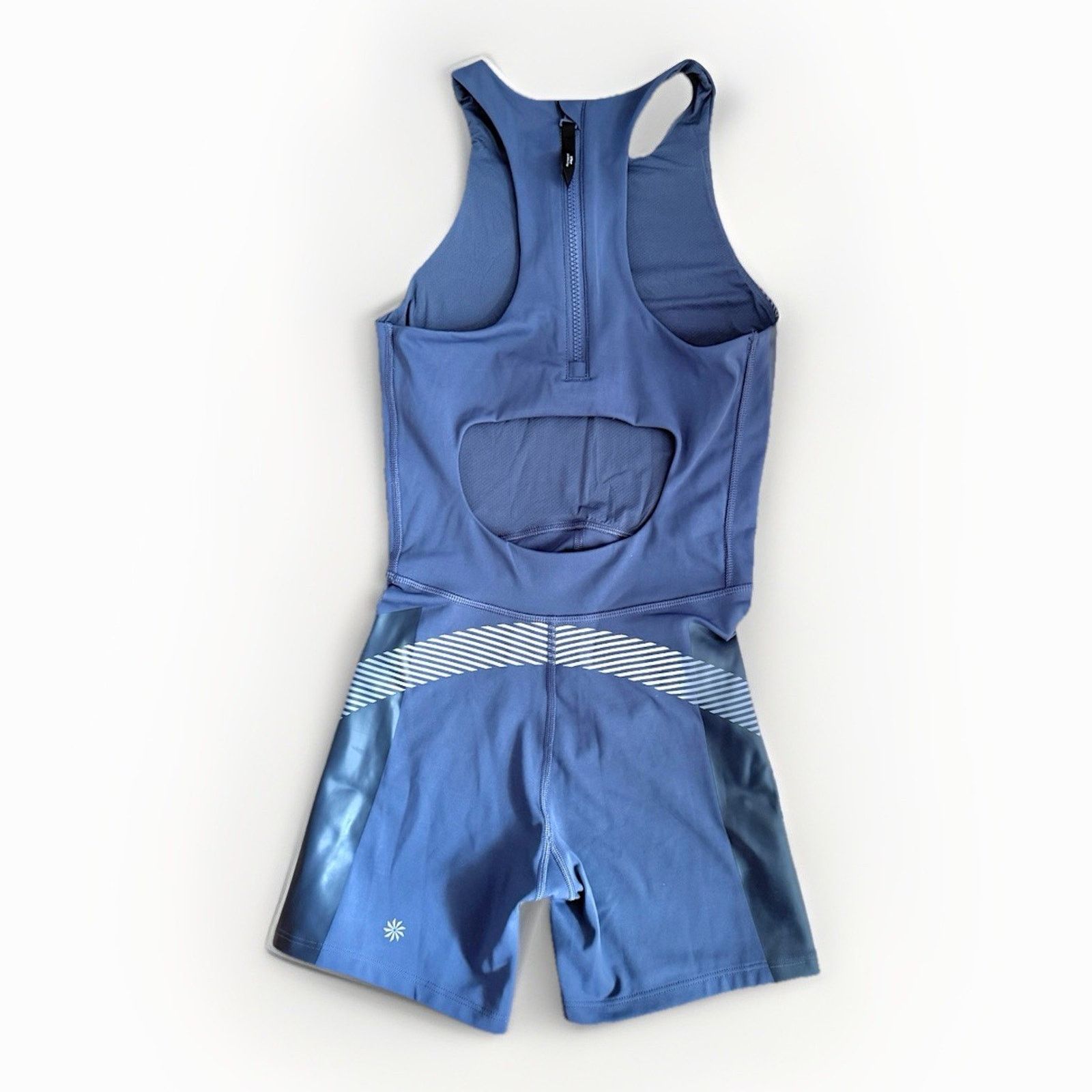 Athleta Athleta x Allyson Felix Bodysuit XS Blue Romper Racerback Size 26" / US 2 / IT 38 - 2 Thumbnail