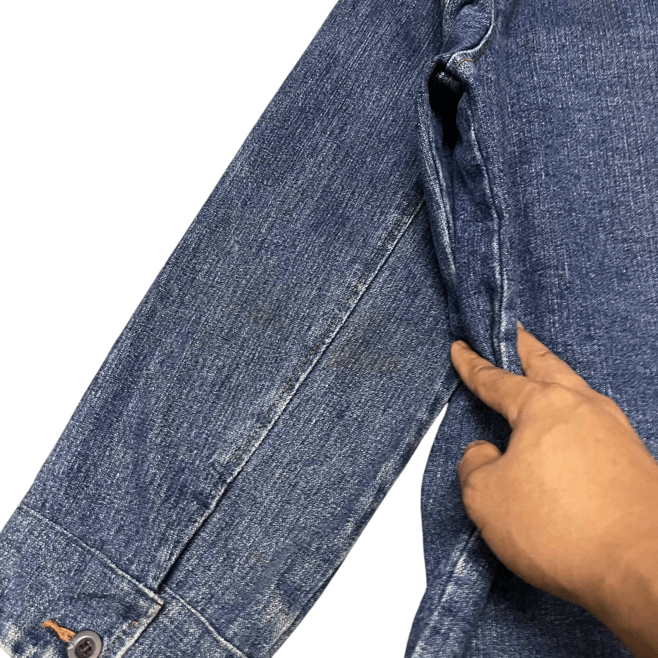 PERSON'S Vintage Person's Jeans Denim Jacket Issey Miyake Size US M / EU 48-50 / 2 - 14 Thumbnail
