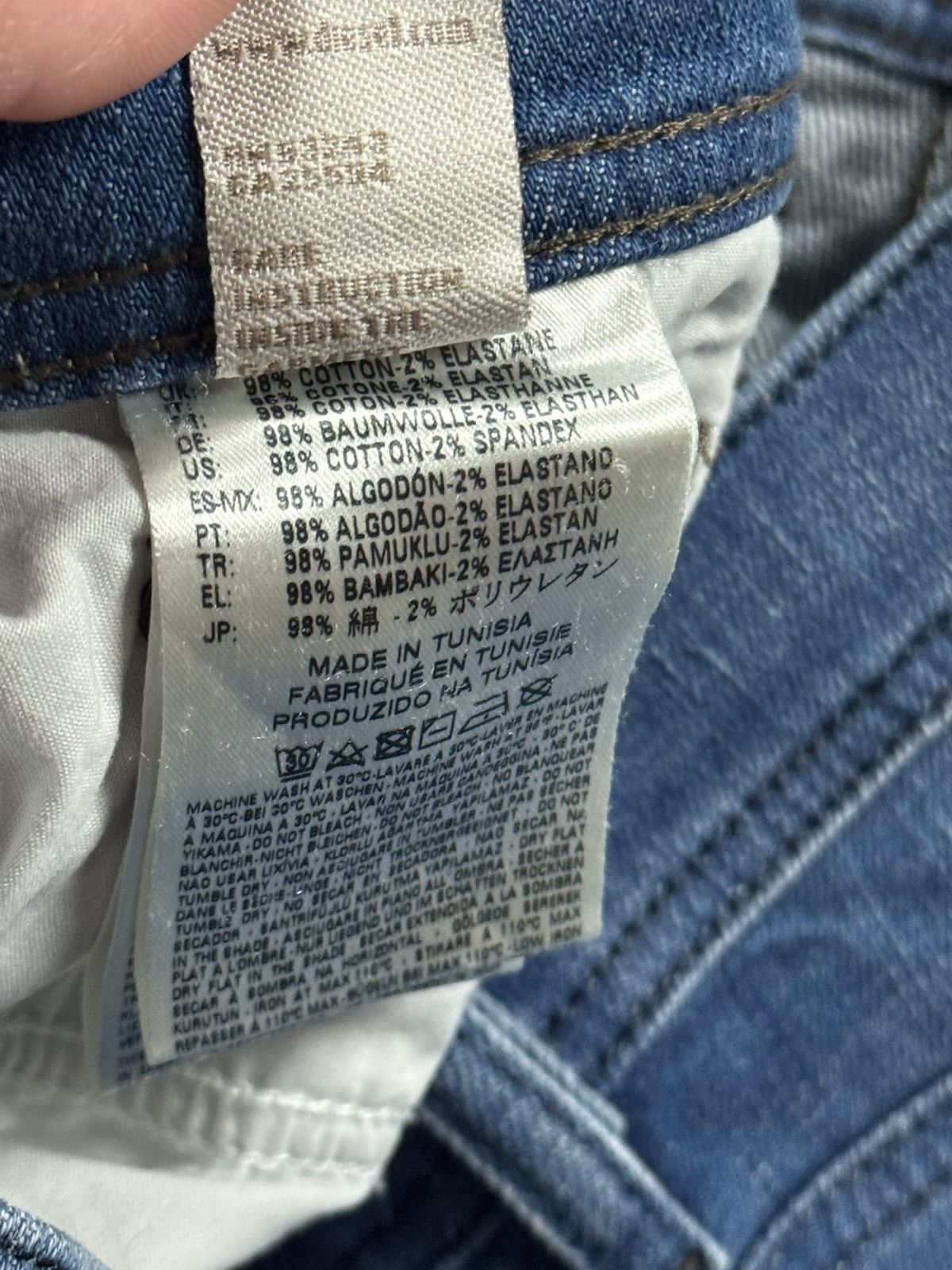 Diesel Diesel 33/32 Tepphar slim carrot denim pants jeans trousers Size US 33 - 13 Thumbnail