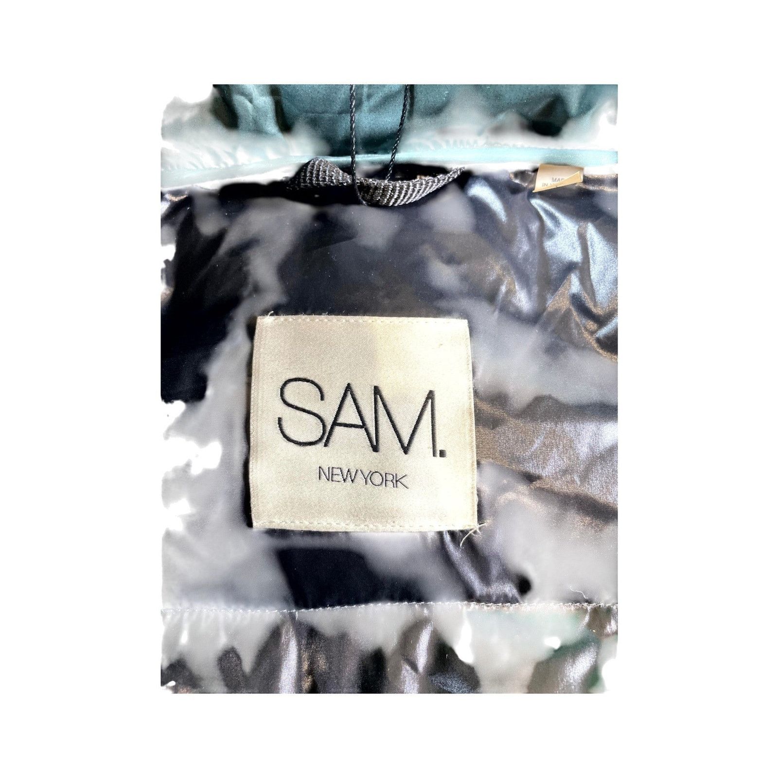 SAM. Sams (Women's) Dark Green Puffer Coat Size L / US 10 / IT 46 - 5 Thumbnail