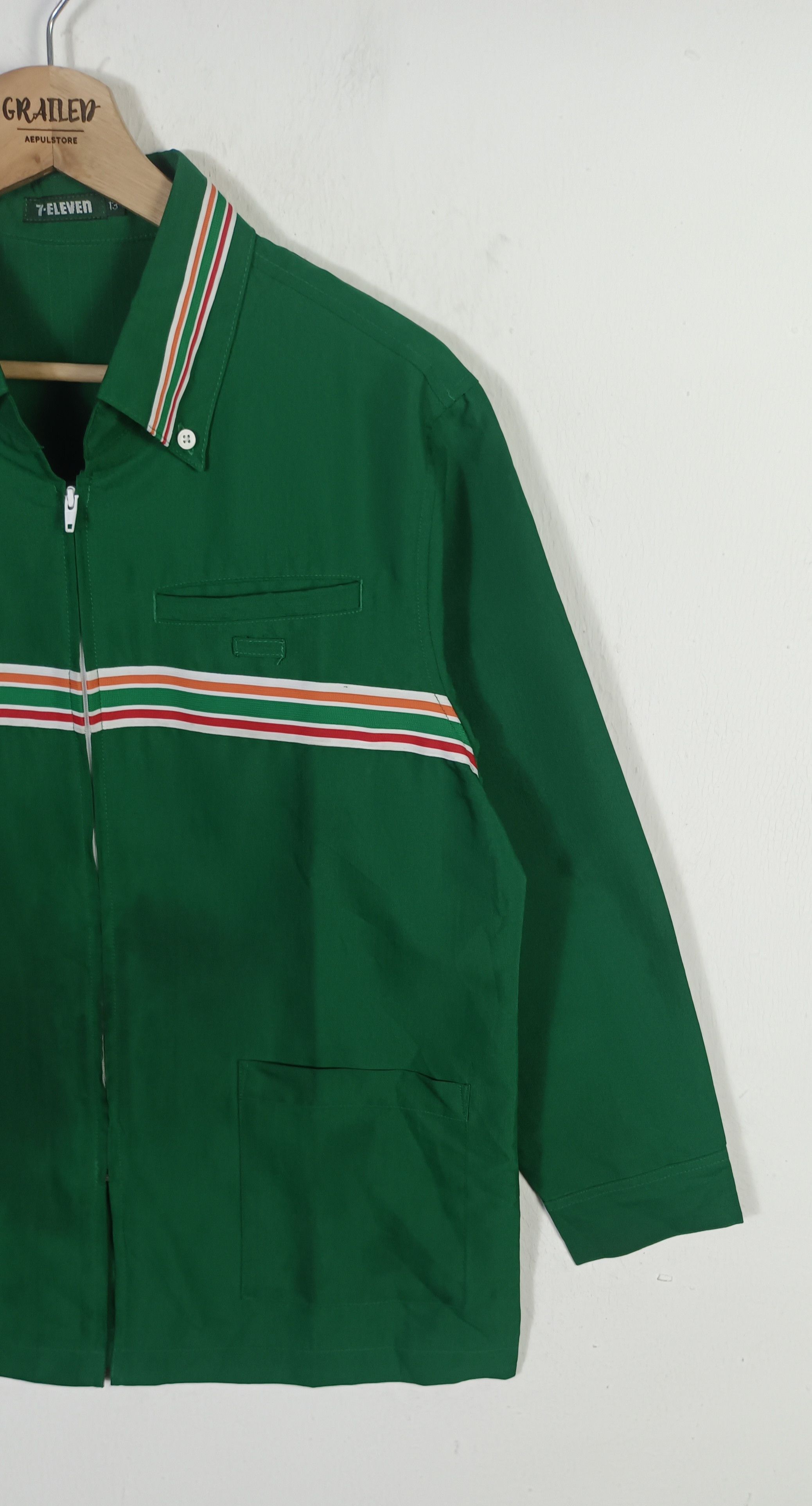 Japanese Brand × Vintage × uniform experiment Vintage🔥 7Eleven Long Sleeve Shirt Size US M / EU 48-50 / 2 - 4 Thumbnail