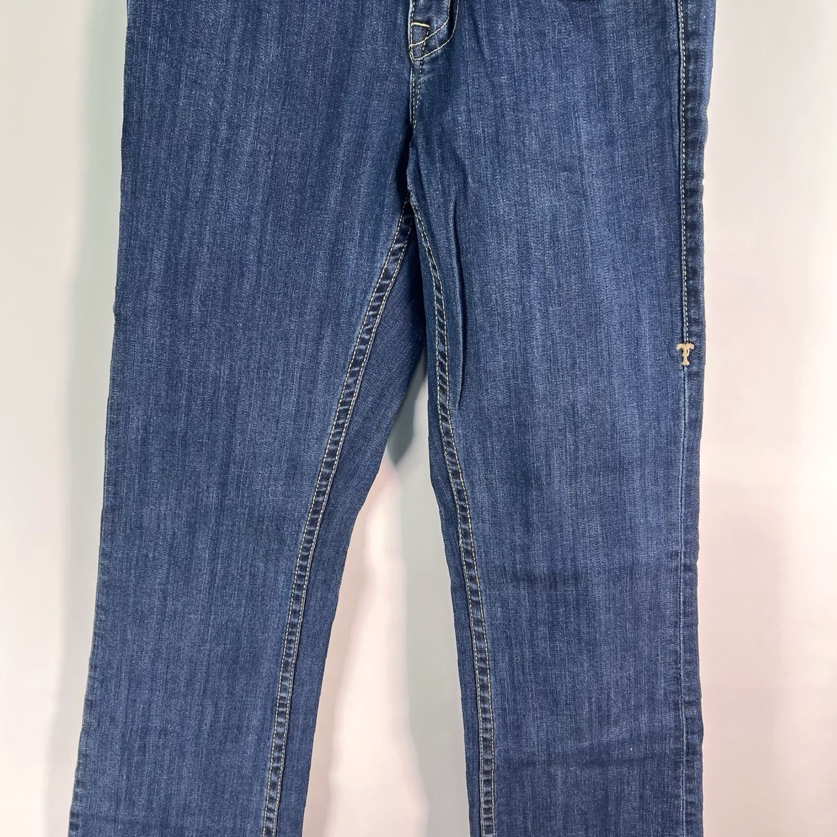 Vintage Cowgirl Tuff Jeans Women Women's Medium Wash Just Tuff 36 Tall W36 x L35 Bootcut Western Stretch 90s? Size 25" / US 0 / IT 36 - 3 Thumbnail