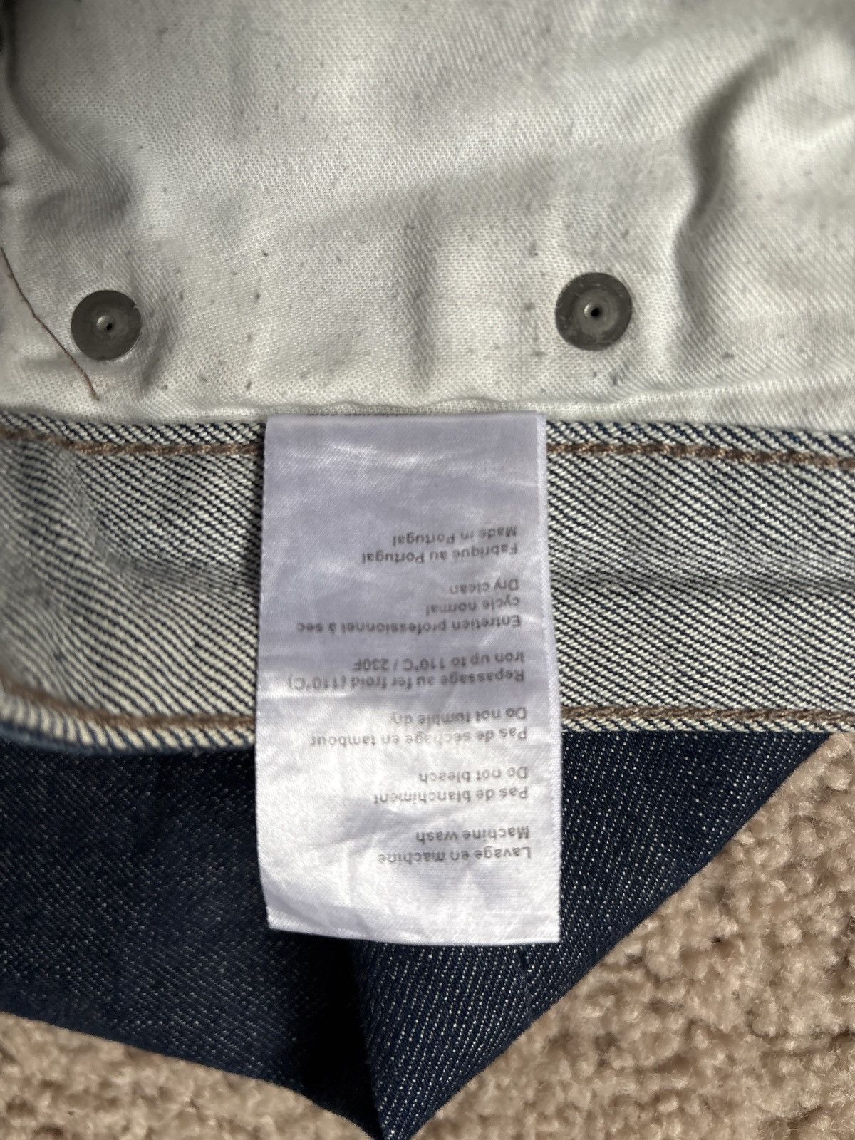 Maison Kitsune Maison Kitsune Raw selvedge denim Size US 31 - 5 Thumbnail