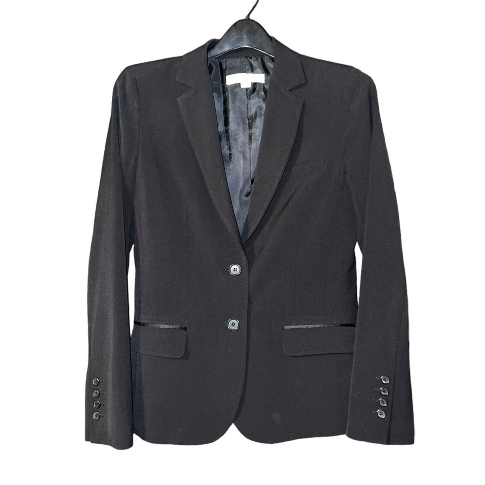 Other New York & Company Classic Black Suit Jacket Size M / US 6-8 / IT 42-44 - 1 Thumbnail