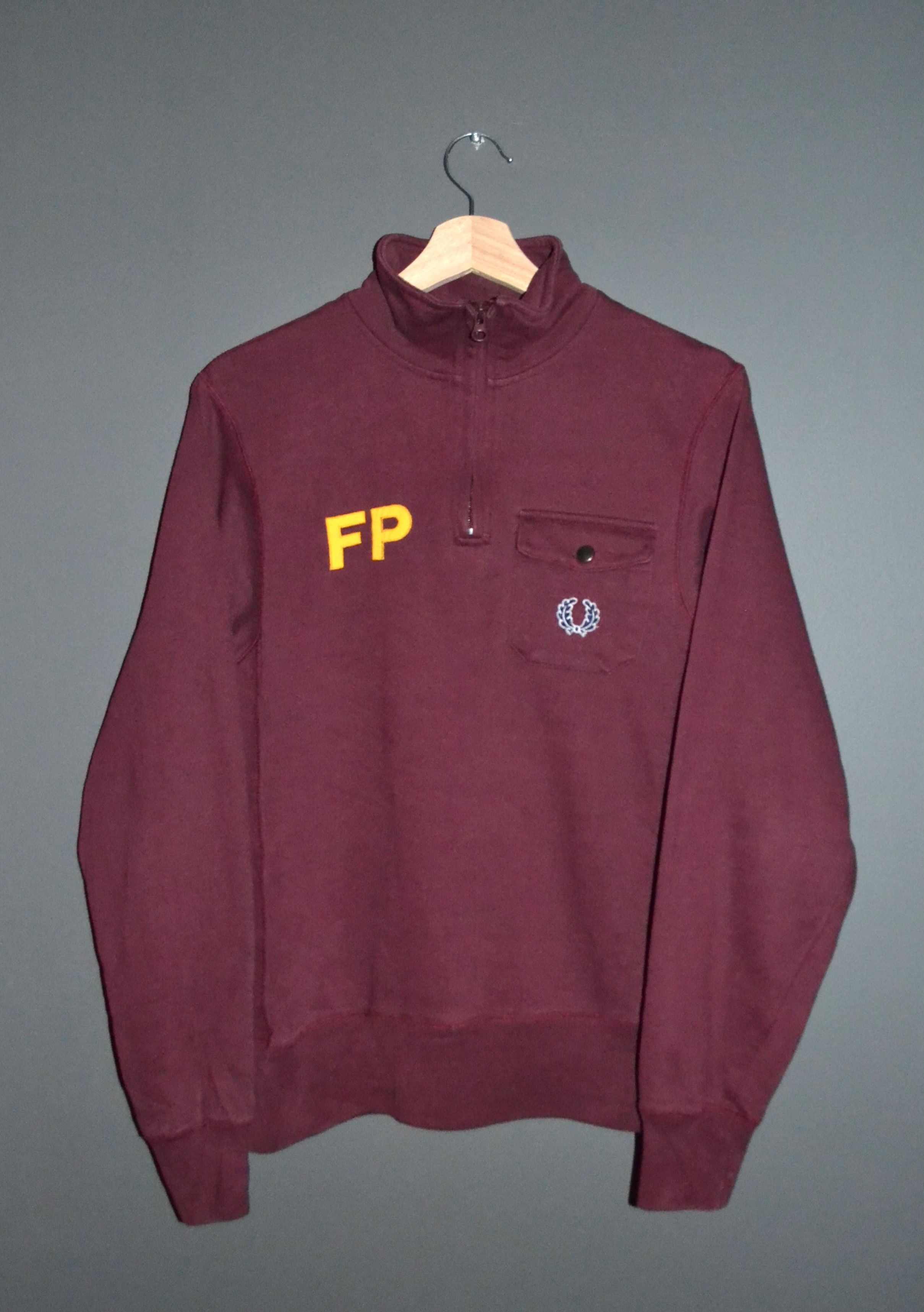 Fred Perry Fred Perry Vintage Burgundy Jacket S Size US S / EU 44-46 / 1 - 1 Thumbnail
