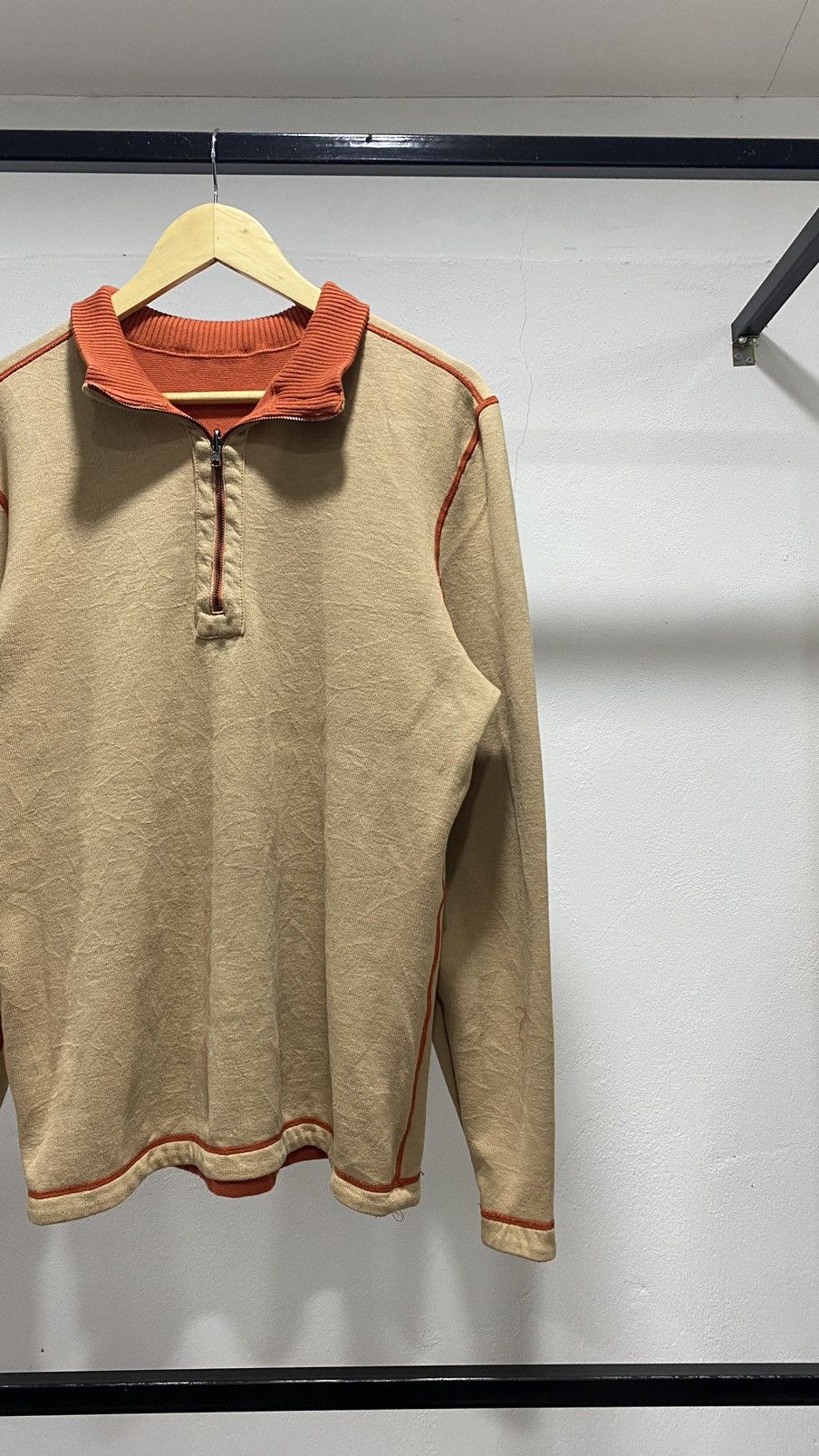 Japanese Brand × Vintage Vintage Reversible Halfzip Knitwear 90s Size US M / EU 48-50 / 2 - 3 Thumbnail