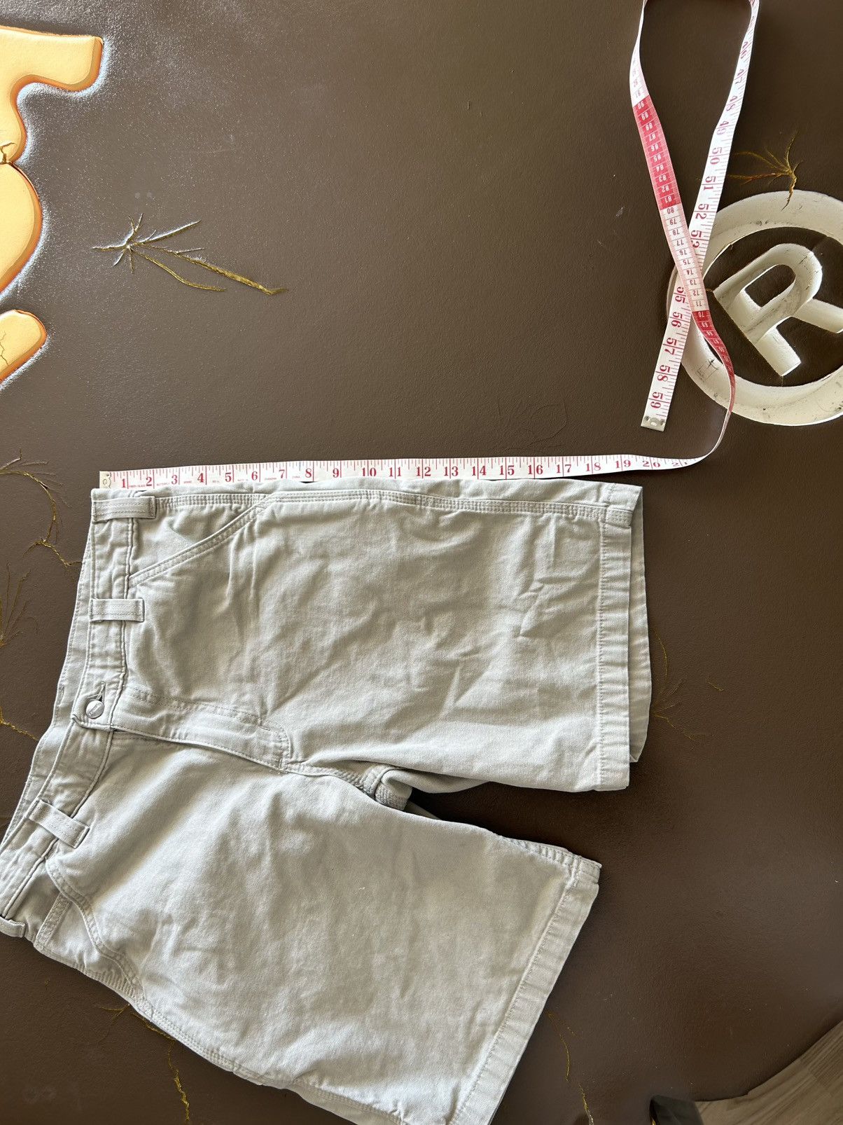 Carhartt Carhartt Denim Shorts Tan Jorts Size US 32 / EU 48 - 7 Thumbnail