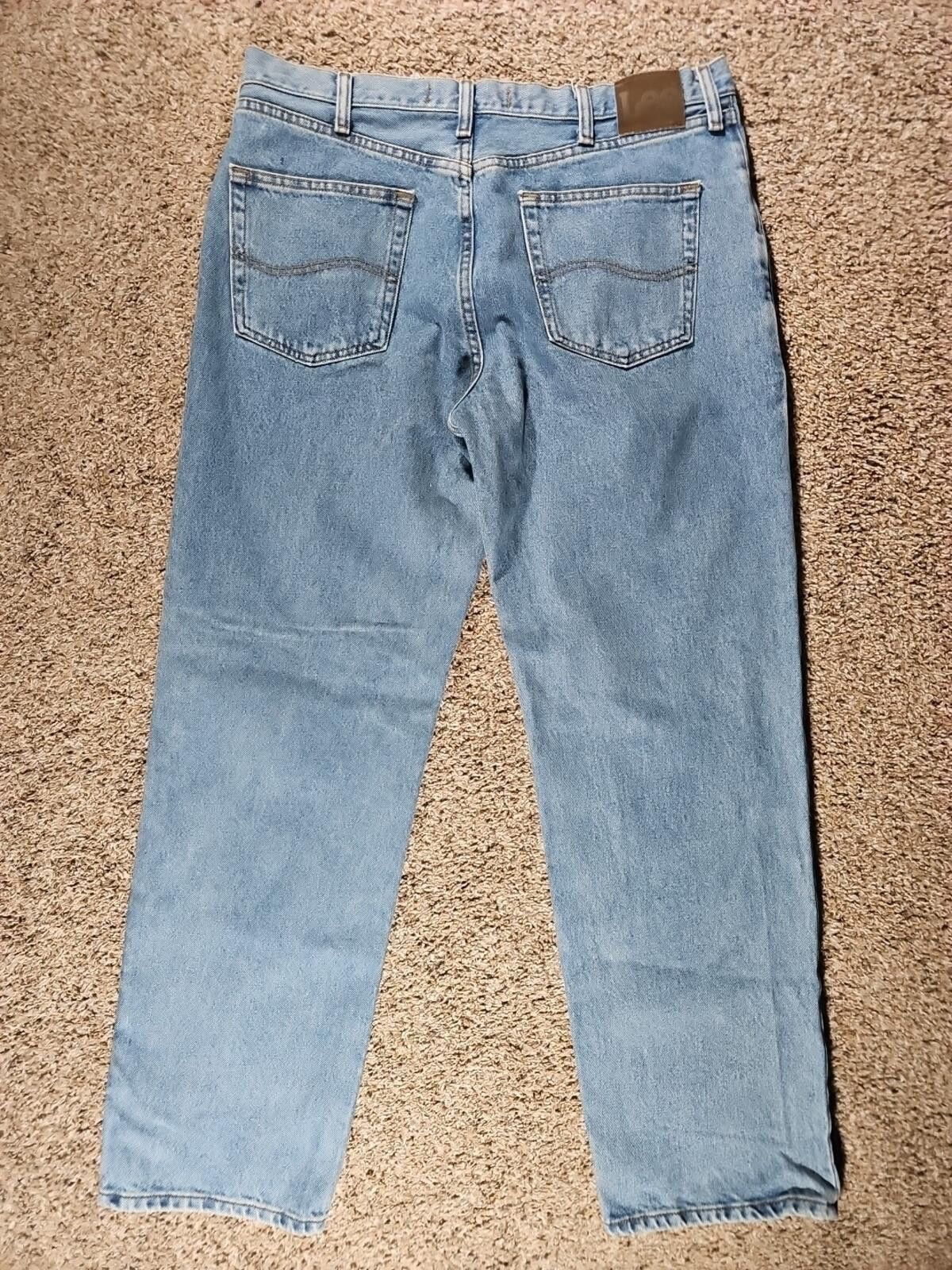 Lee LEE Relaxed Fit Straight Cut 36x32 Jeans Size US 36 / EU 52 - 9 Thumbnail
