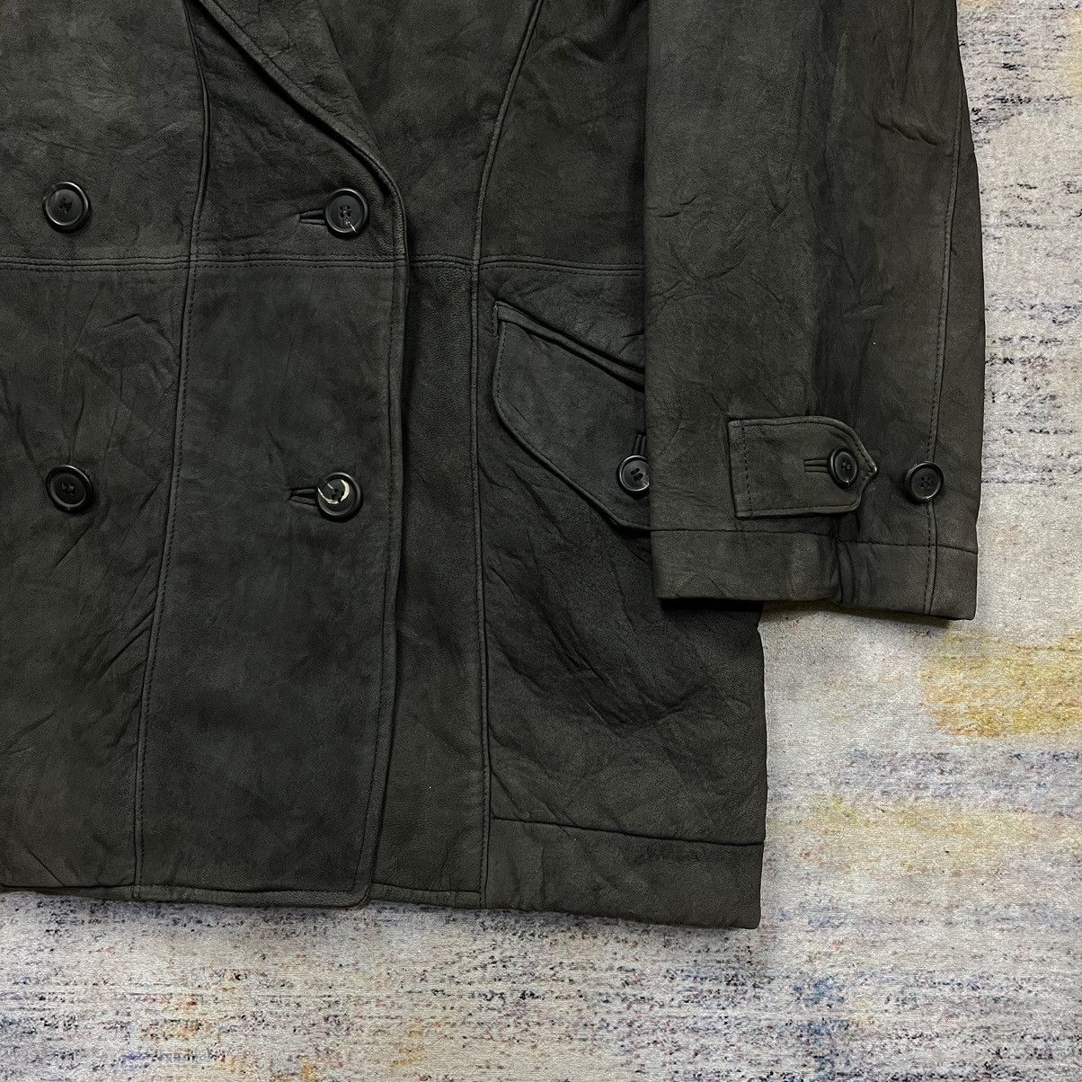Issey Miyake Vintage Issey Miyake coat leather jacket Size US L / EU 52-54 / 3 - 4 Thumbnail
