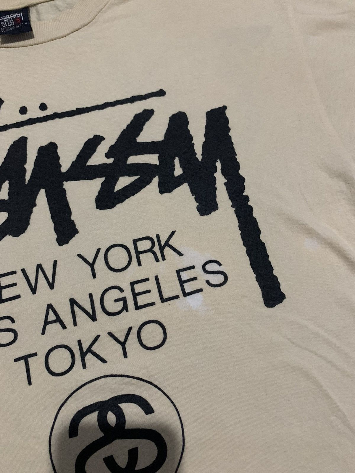 Stussy Stüssy World Tour Cities T-Shirt (Y2K Era) Size US S / EU 44-46 / 1 - 4 Thumbnail