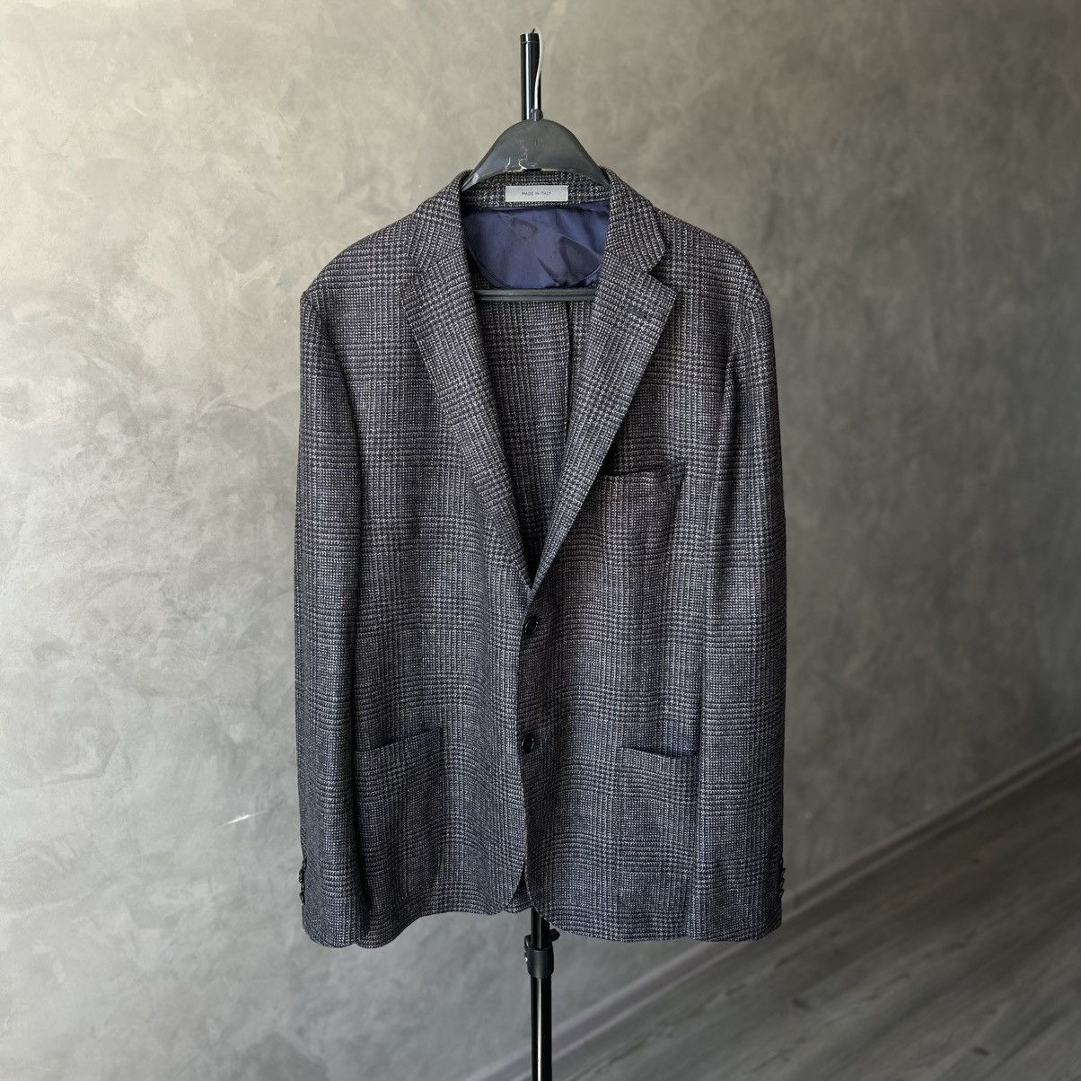 Corneliani Corneliani Gate Sport Coat 54R Check Wool – Model XY7390 Size US L / EU 52-54 / 3 - 1 Thumbnail