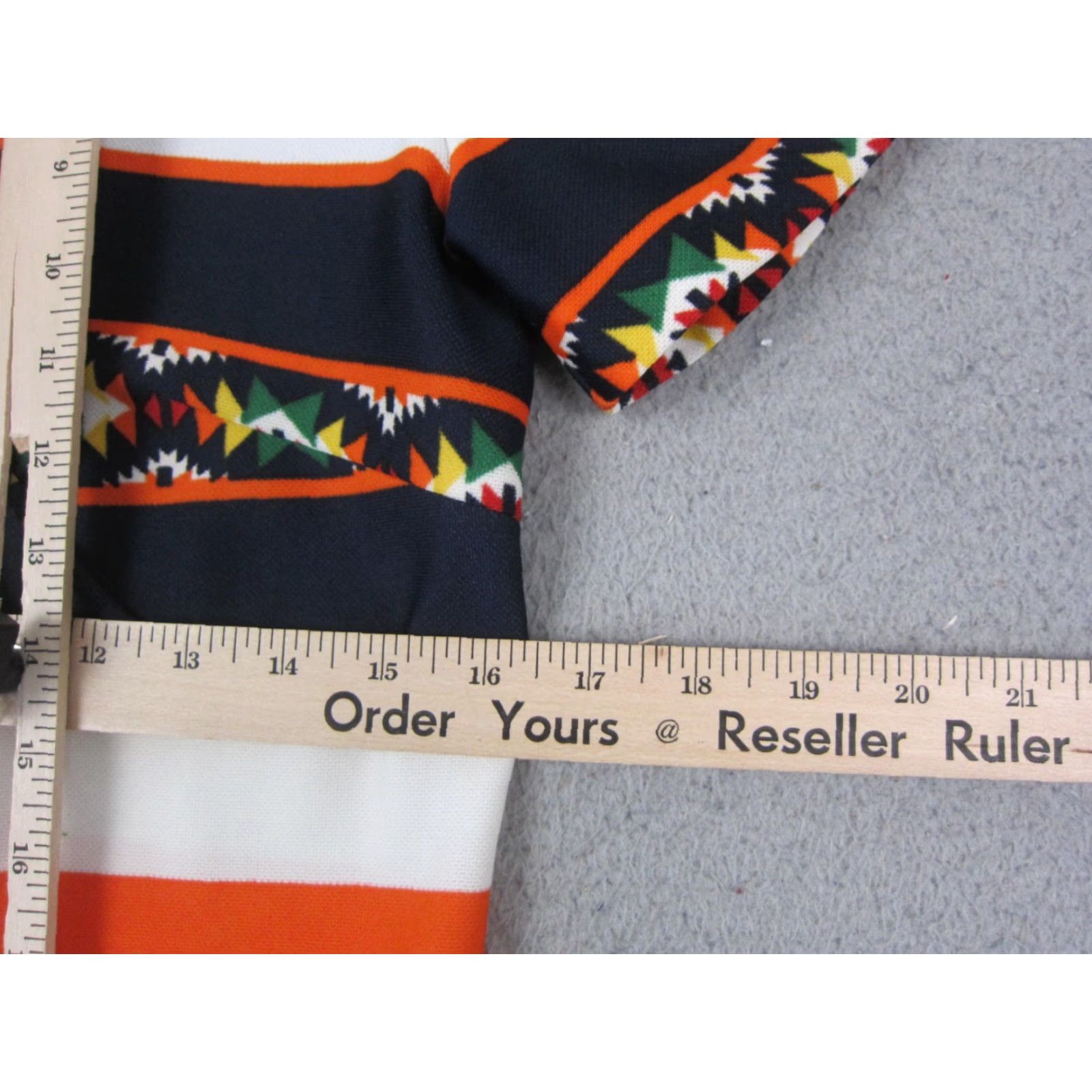 Vintage VINTAGE Jonathan Logan Dress Womens S Orange Green Striped Polo Mod 60s 70s Size S / US 4 / IT 40 - 6 Thumbnail