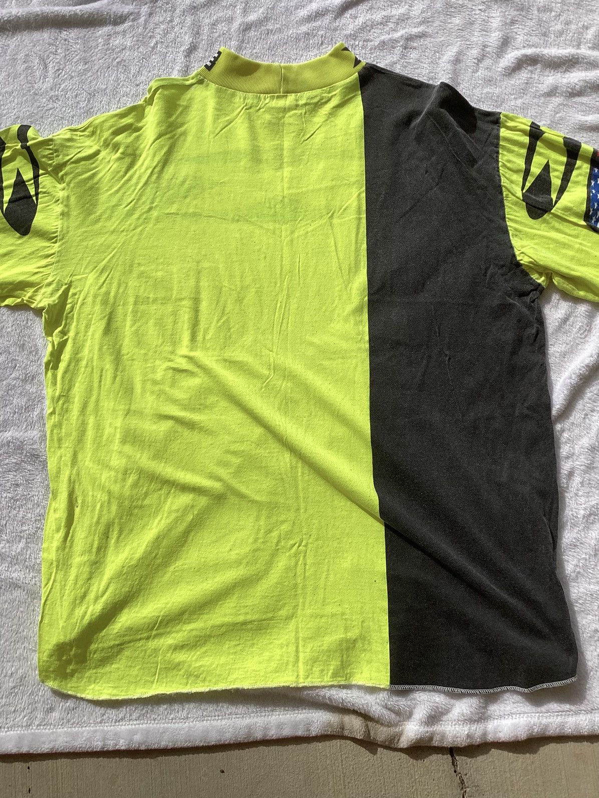 Other × Vintage VTG extreme writing gear neon yellow motorcycle jersy/LS TEE Size US XXL / EU 58 / 5 - 5 Thumbnail