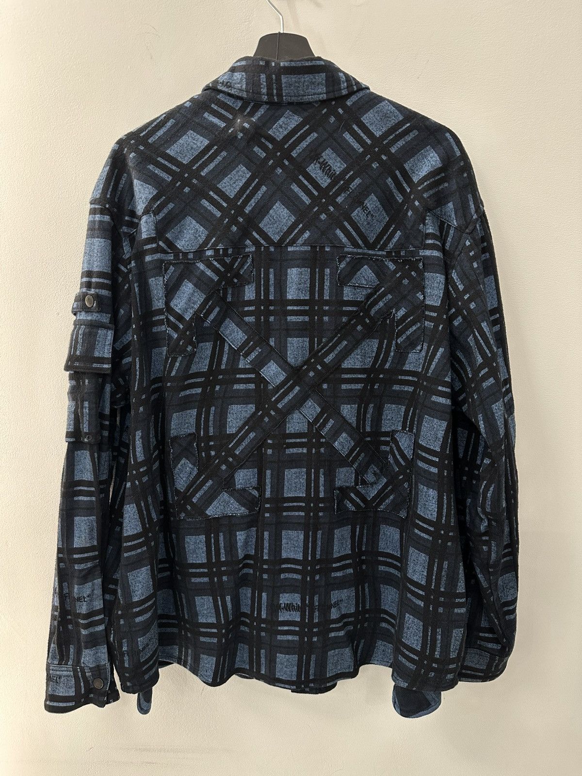 Off-White Off White Blue Flannel Size US M / EU 48-50 / 2 - 1 Thumbnail