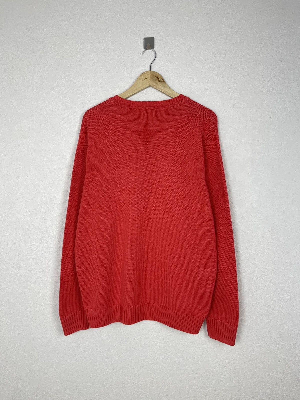 Lacoste × Vintage Vintage Y2k Lacoste Knitwear Sweater Size US XL / EU 56 / 4 - 4 Thumbnail