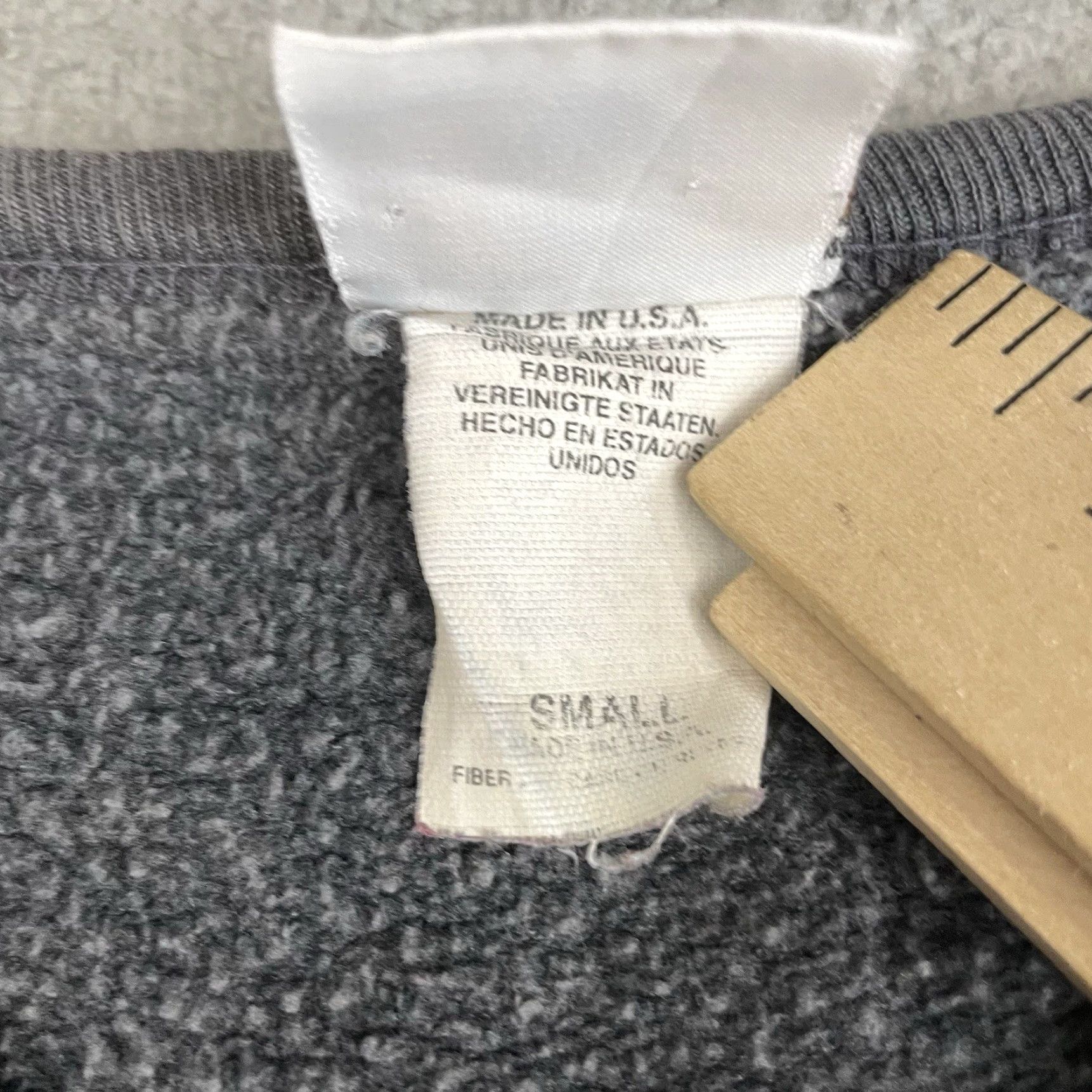 Hard Rock Cafe VINTAGE Hard Rock Cafe Sweatshirt Womens S Gray Cropped V Neck Pullover S Size S / US 4 / IT 40 - 5 Thumbnail