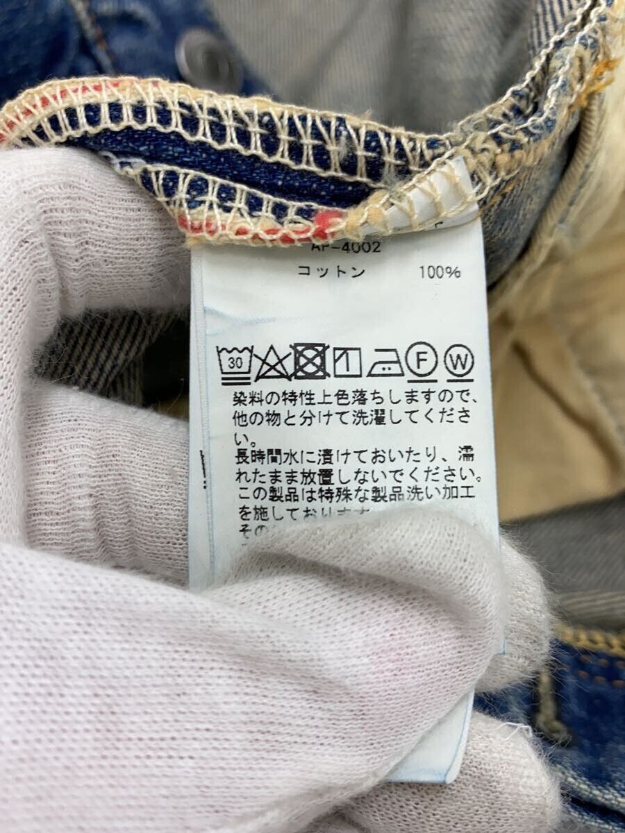 A.PRESSE Cotton Washed Denim Wide Pants Size US 32 / EU 48 - 5 Thumbnail