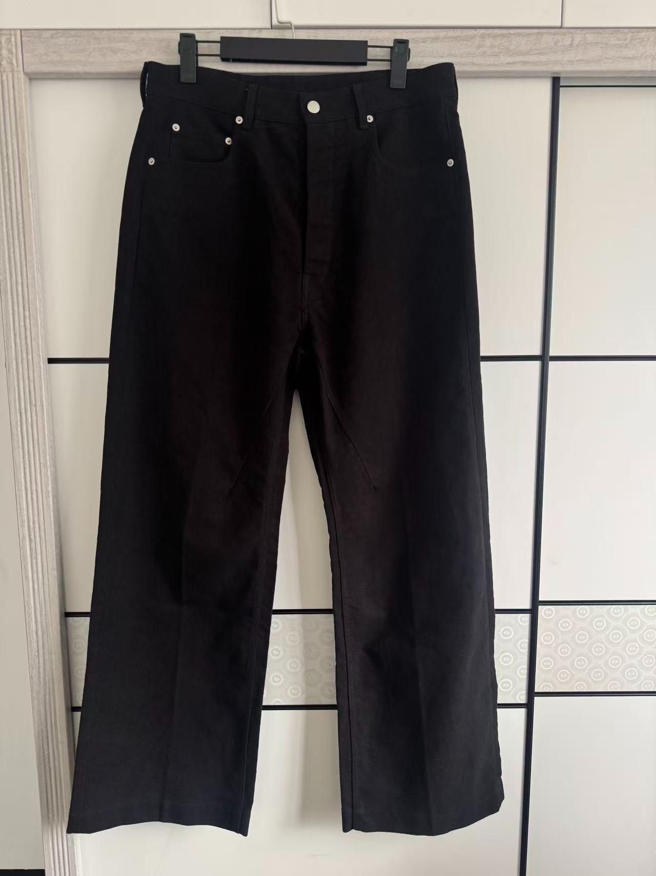 Rick Owens Rick Owens Black Denim Jeans 25 Men Size US 32 / EU 48 - 1 Thumbnail