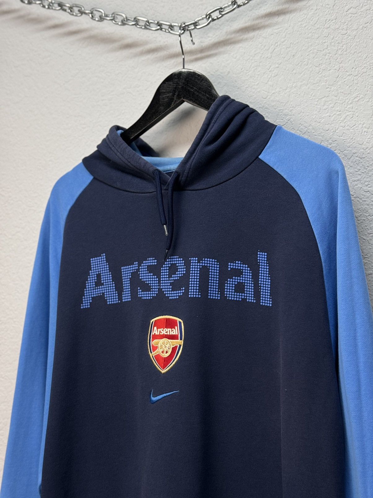 Nike × Vintage Vintage Nike Arsenal blue track jacket size XL logo Size US XL / EU 56 / 4 - 3 Thumbnail