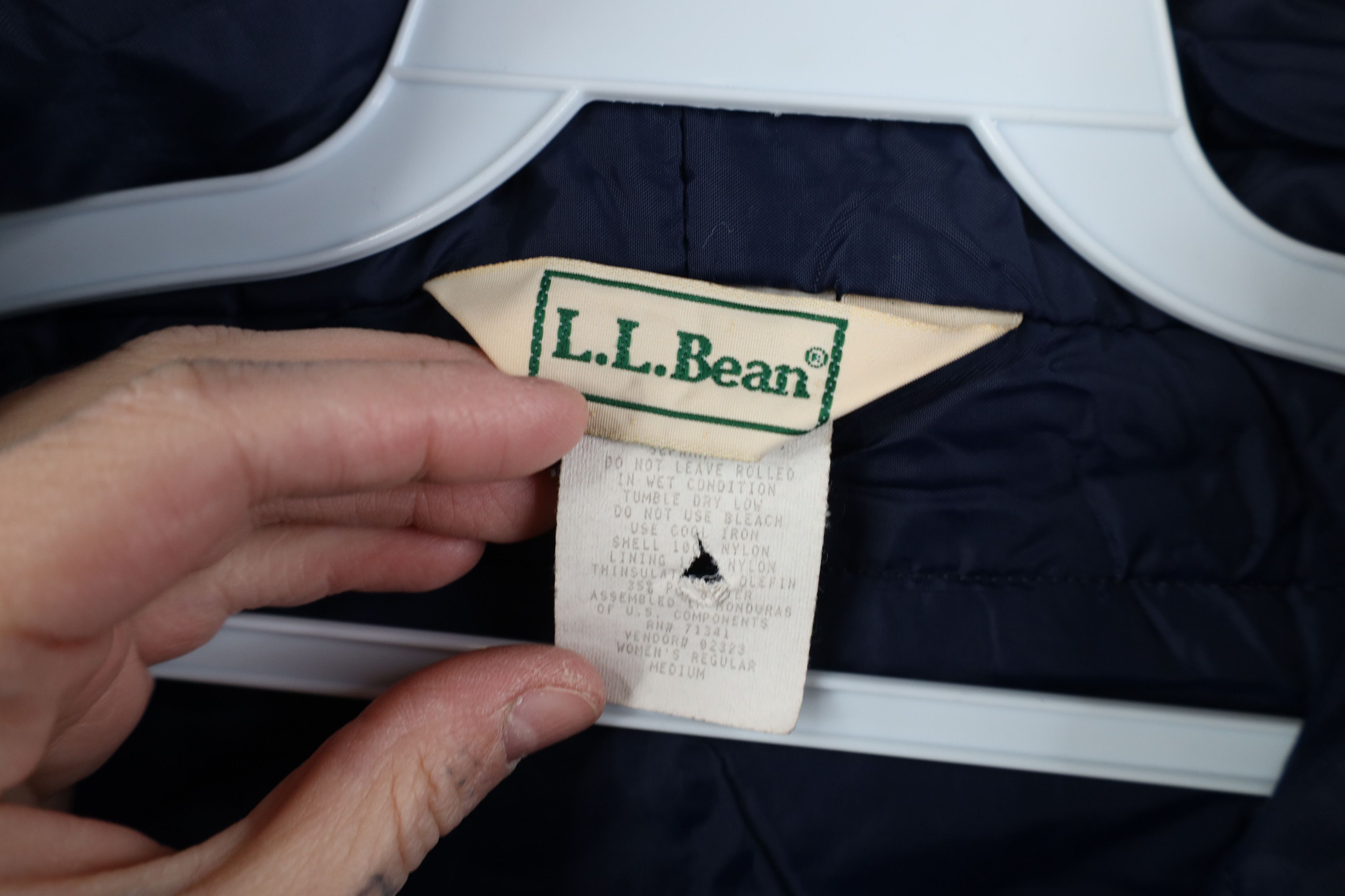 L.L. Bean Vintage 90s LL Bean Spell Hooded Packable Anorak Jacket Pink Size M / US 6-8 / IT 42-44 - 8 Thumbnail